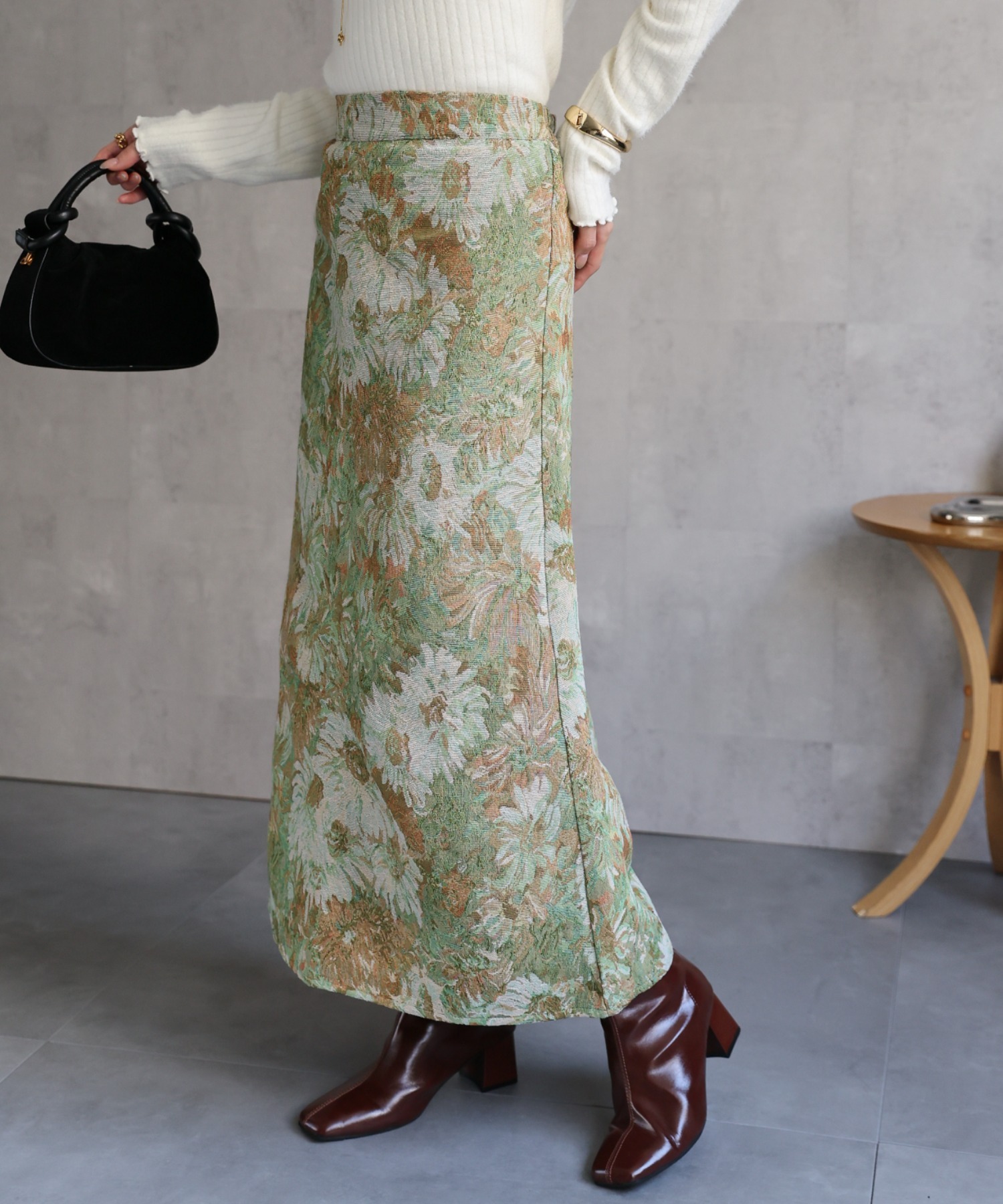 model：162㎝　着用サイズ：F
