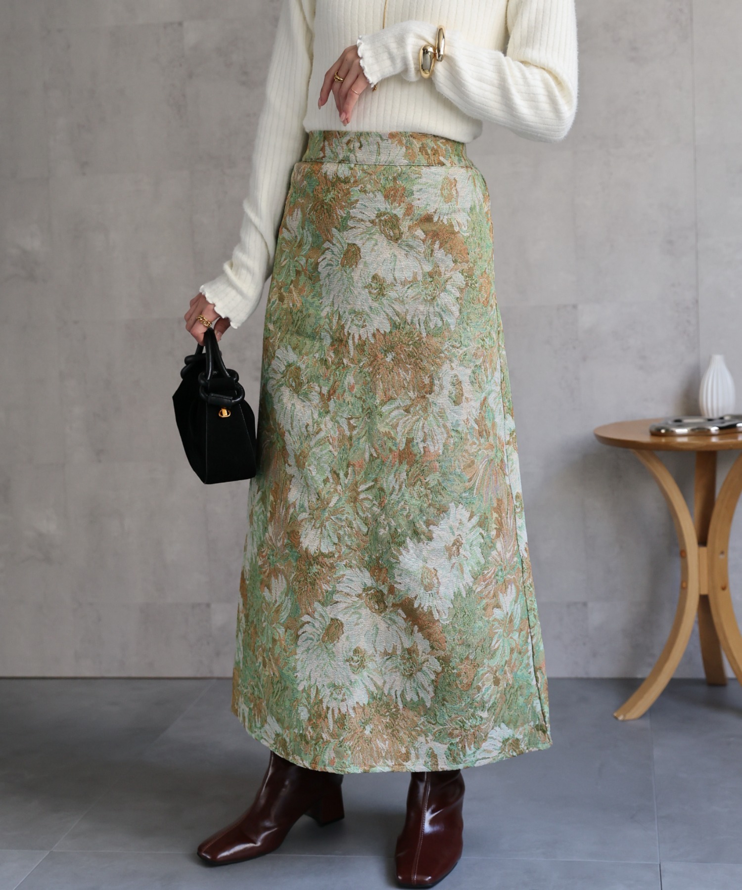 model：162㎝　着用サイズ：F