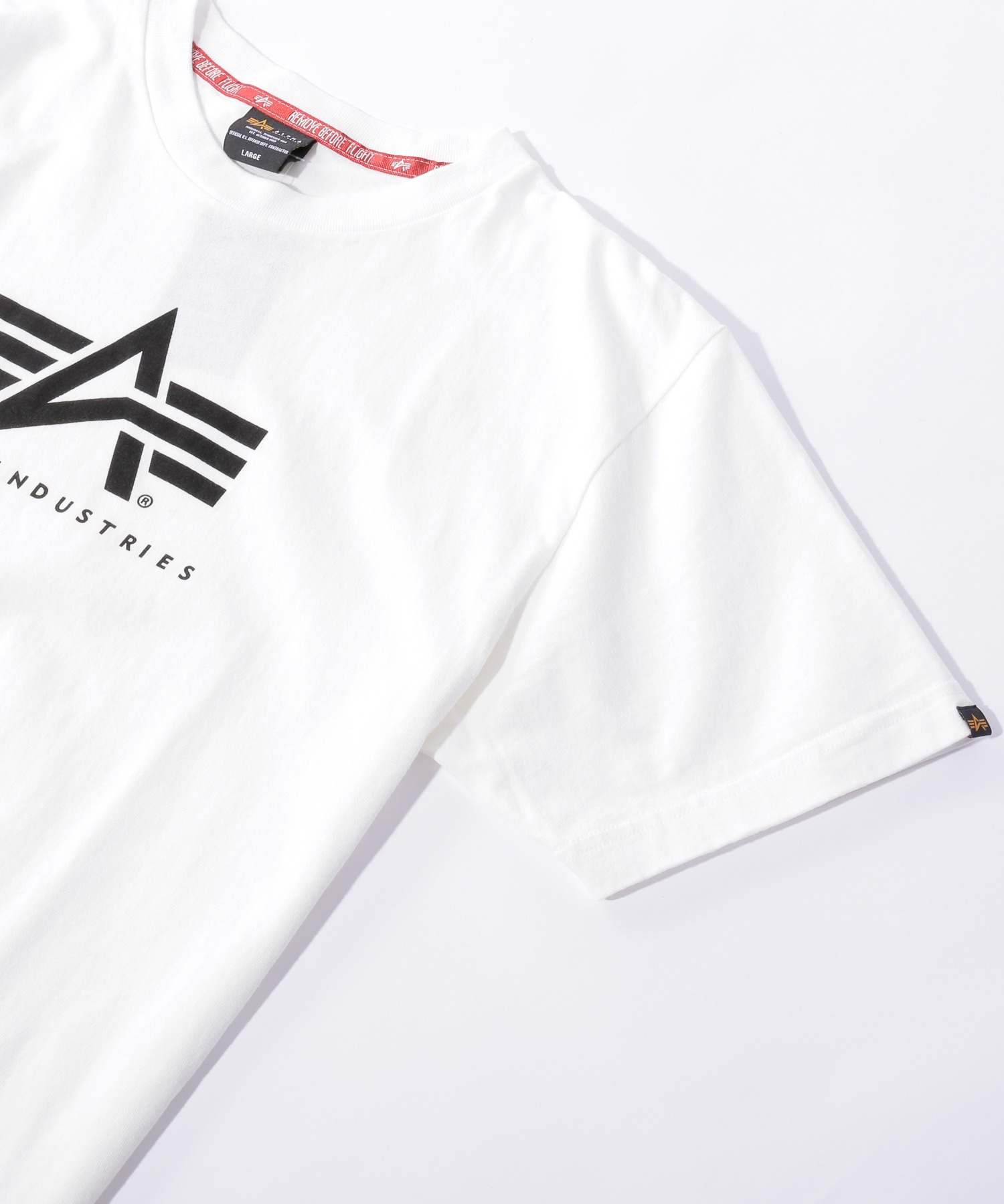 Alpha Industries/アルファインダストリーズ A-MARK PRINT T SHIRT