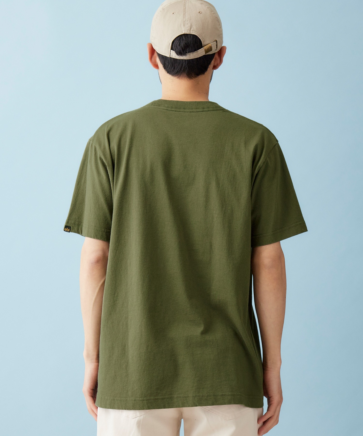 Alpha Industries/アルファインダストリーズ A-MARK PRINT T SHIRT