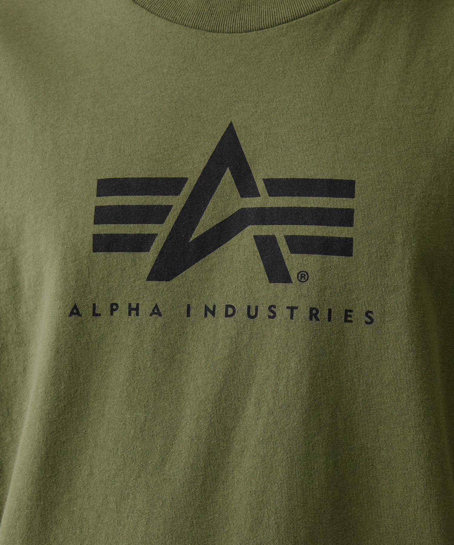 Alpha Industries/アルファインダストリーズ A-MARK PRINT T SHIRT