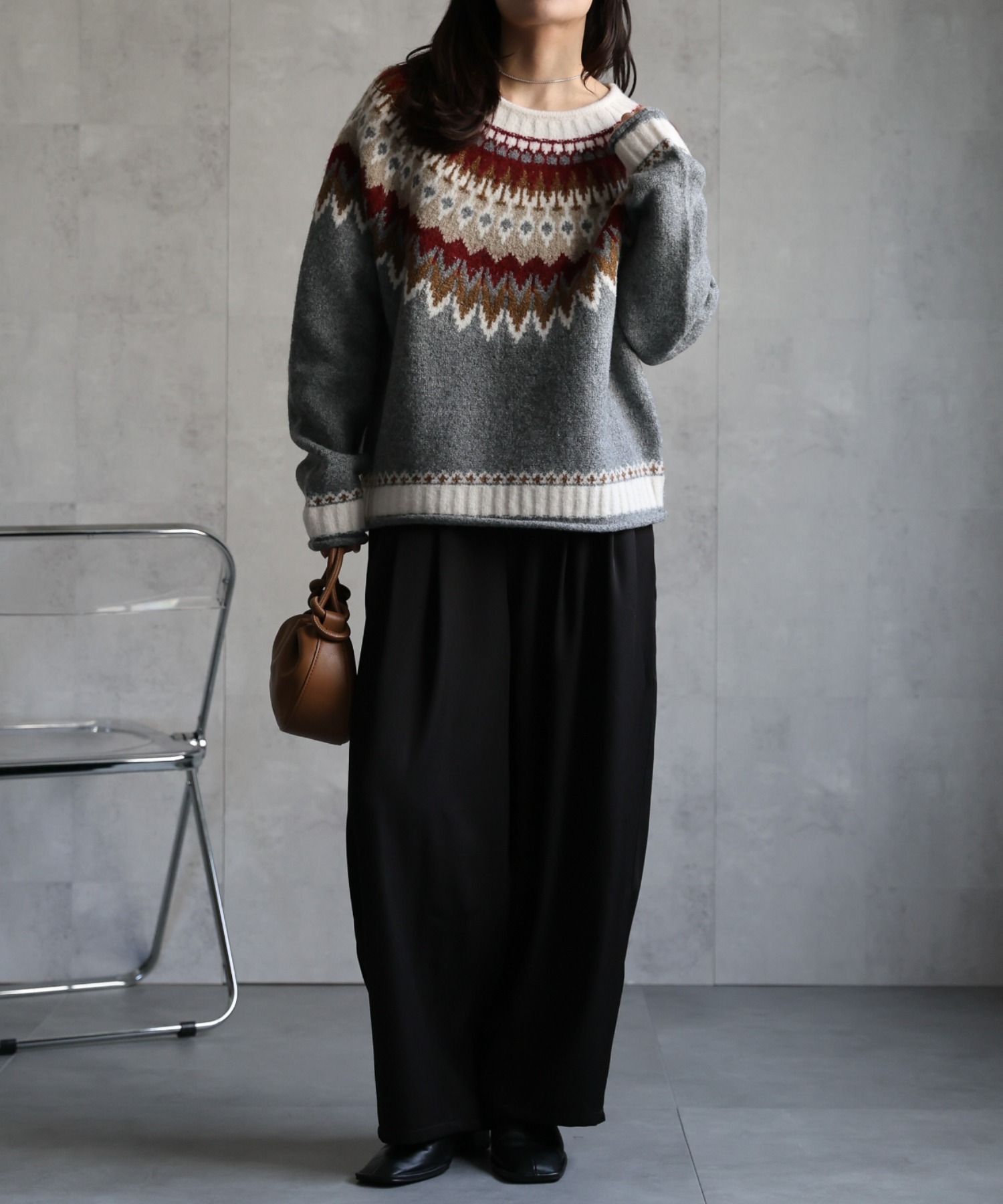 model：156cm 着用サイズ：FREE