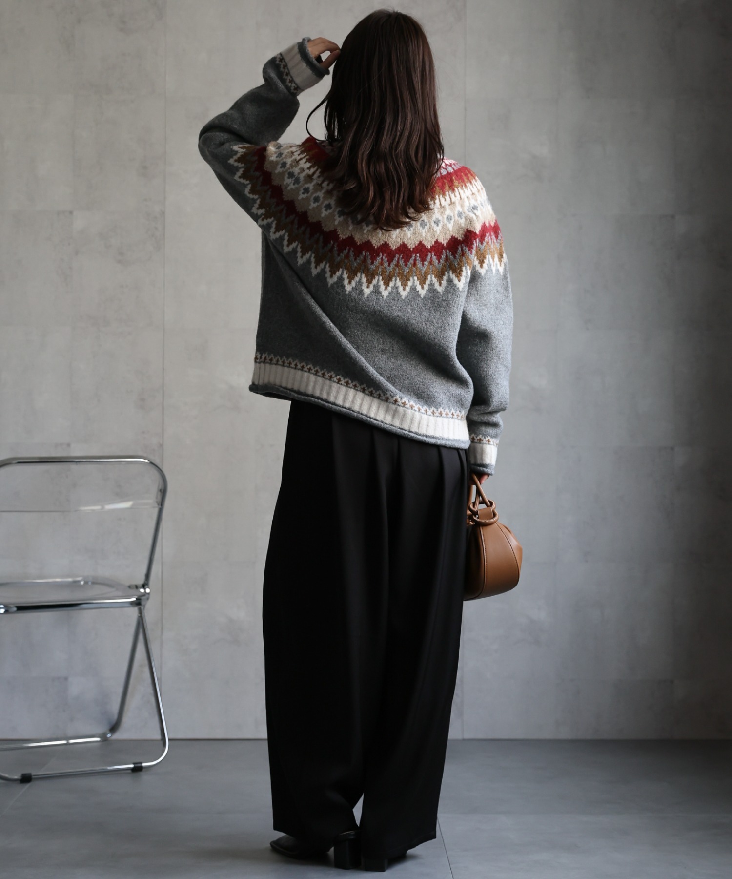model：156cm 着用サイズ：FREE