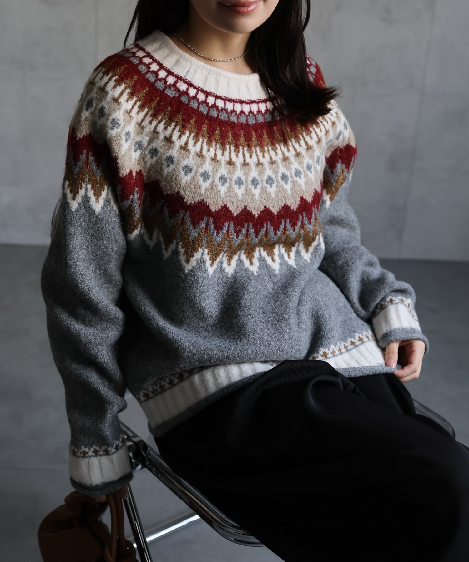 model：156cm 着用サイズ：FREE