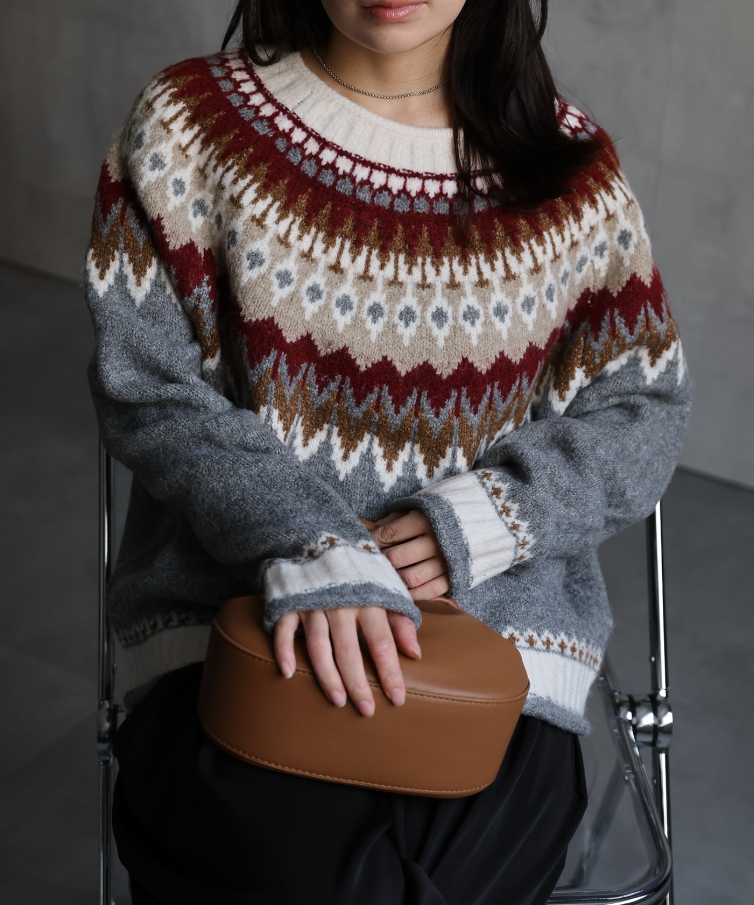 model：156cm 着用サイズ：FREE