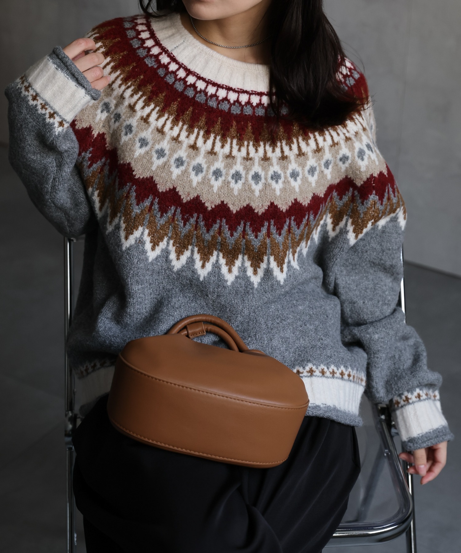 model：156cm 着用サイズ：FREE