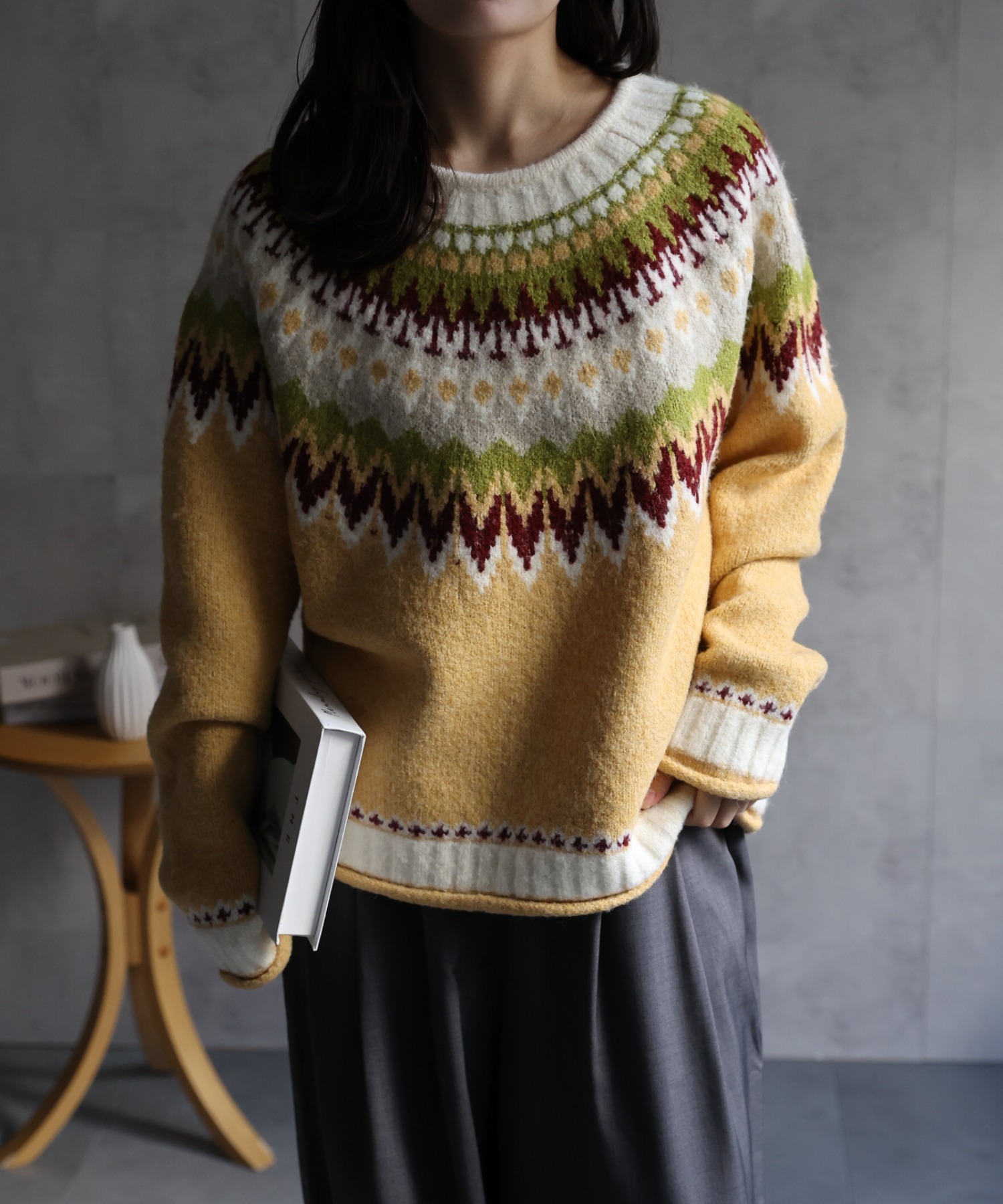 model：156cm 着用サイズ：FREE