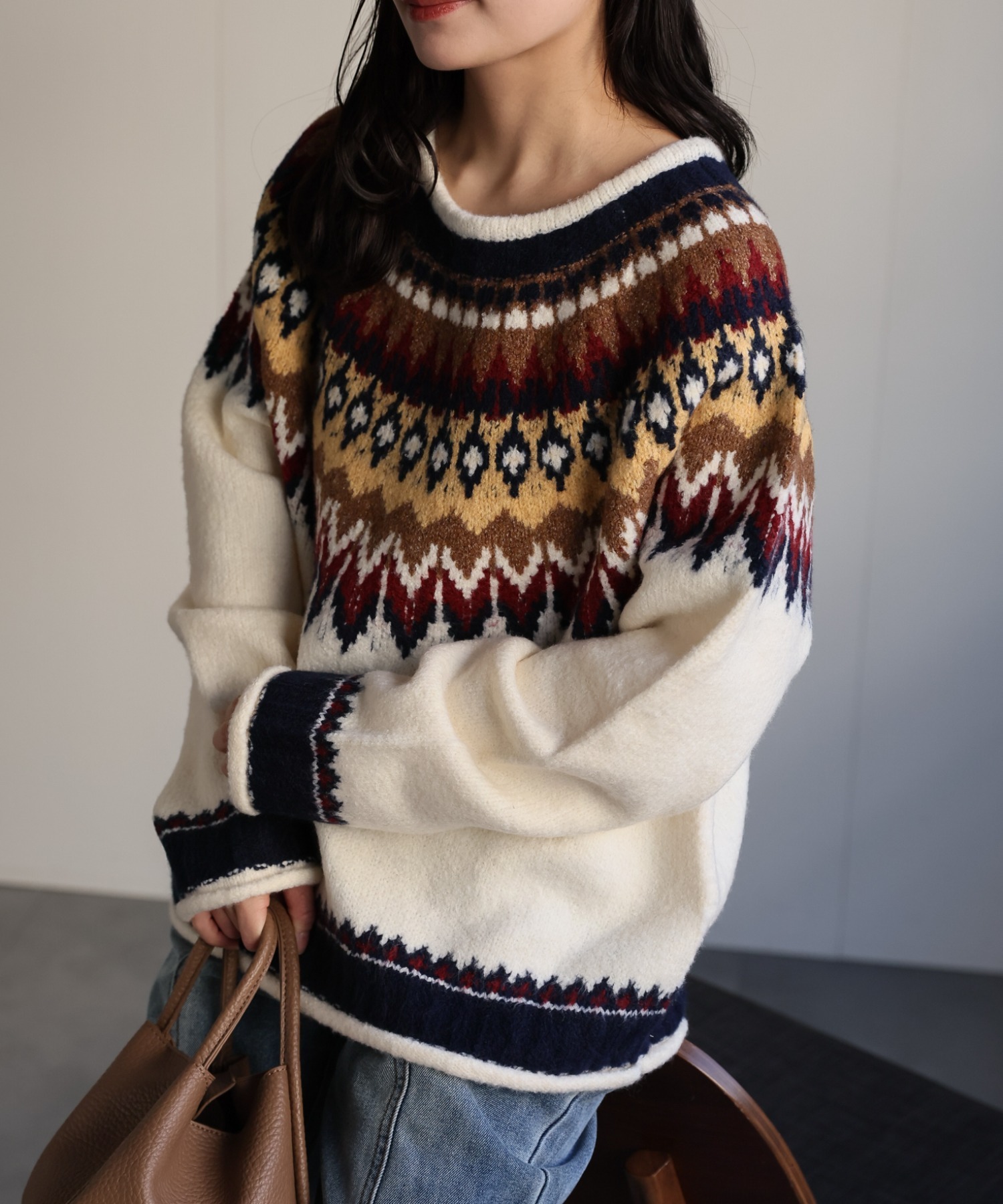 model：156cm 着用サイズ：FREE