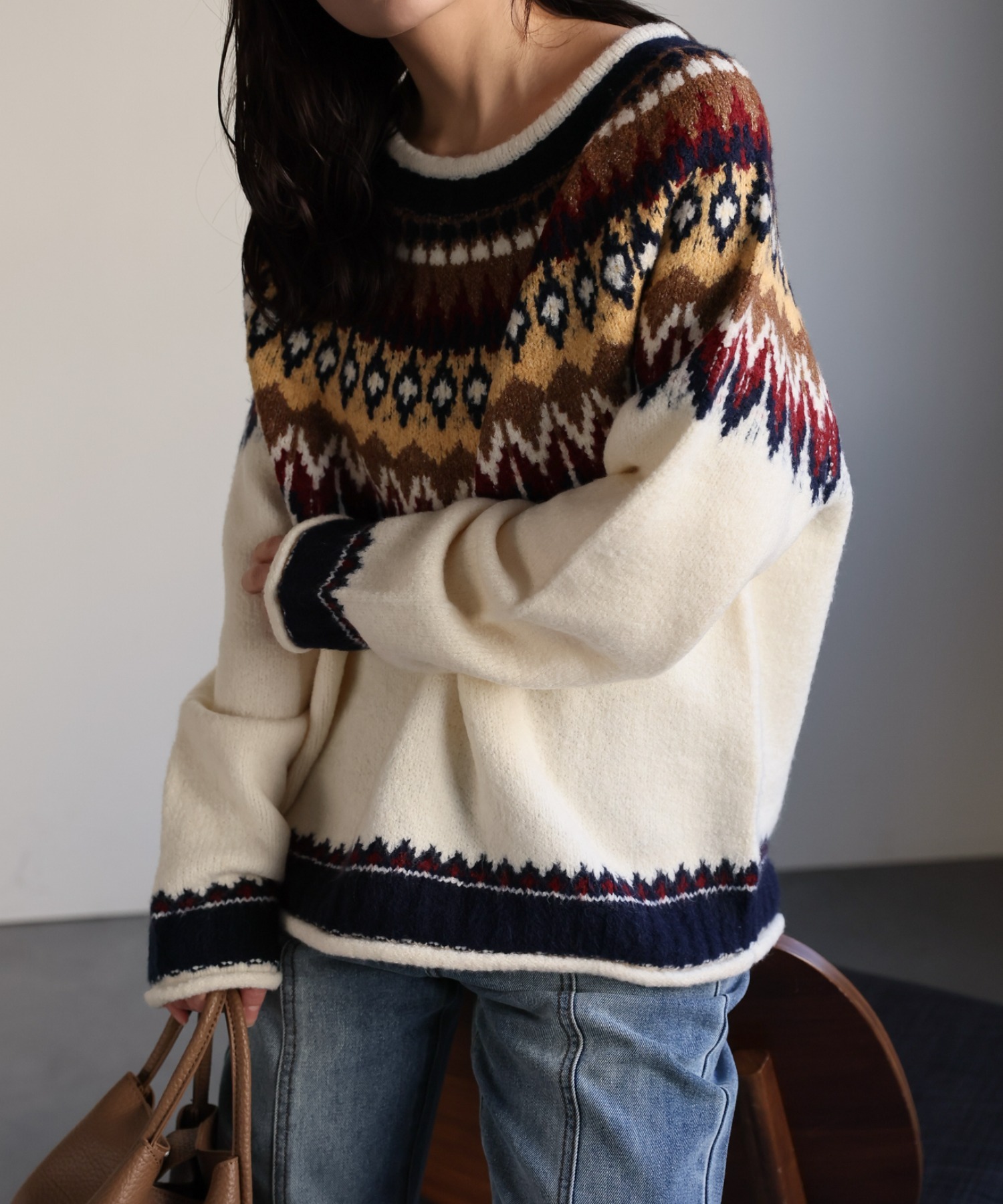 model：156cm 着用サイズ：FREE