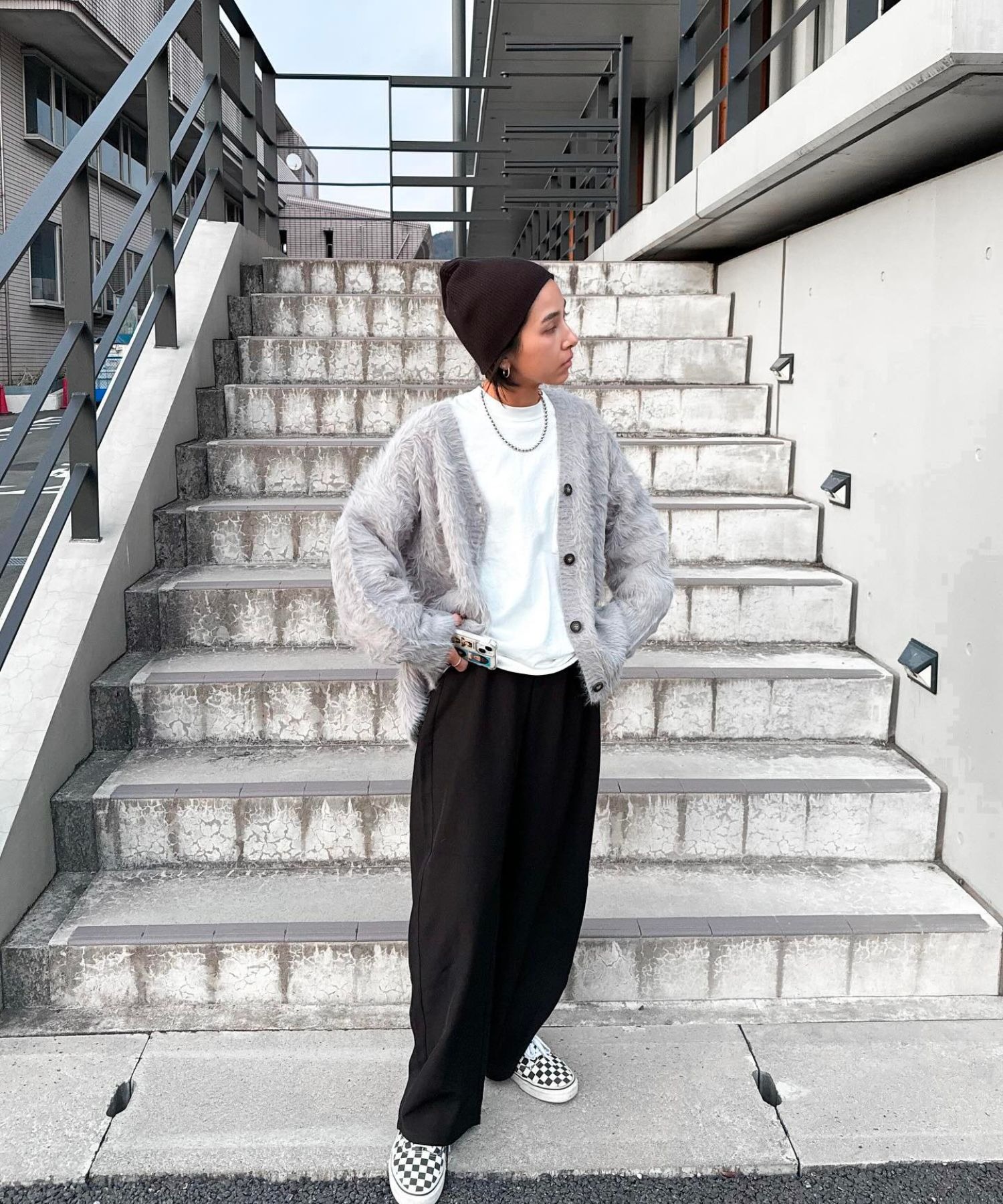 model：H158 着用サイズ：FREE