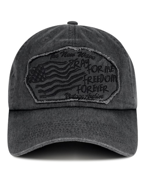 mahagrid/マハグリッド』RAW CUT FLAG CAP/ローカットフラッグキャップ