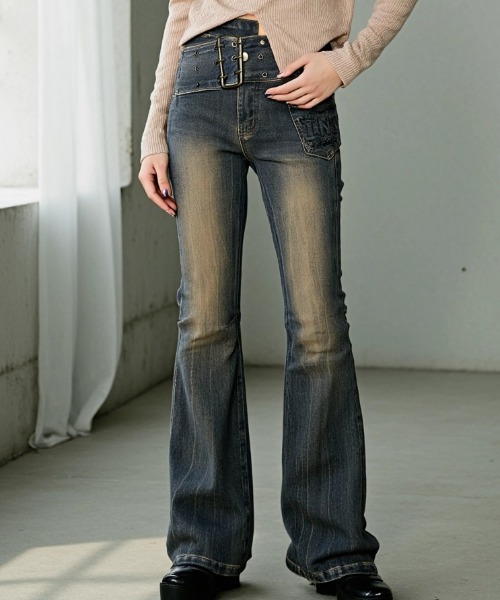 A'GEM/9 × .kom 『.KOM/ドットケーオーエム』 Y2K Washed Double