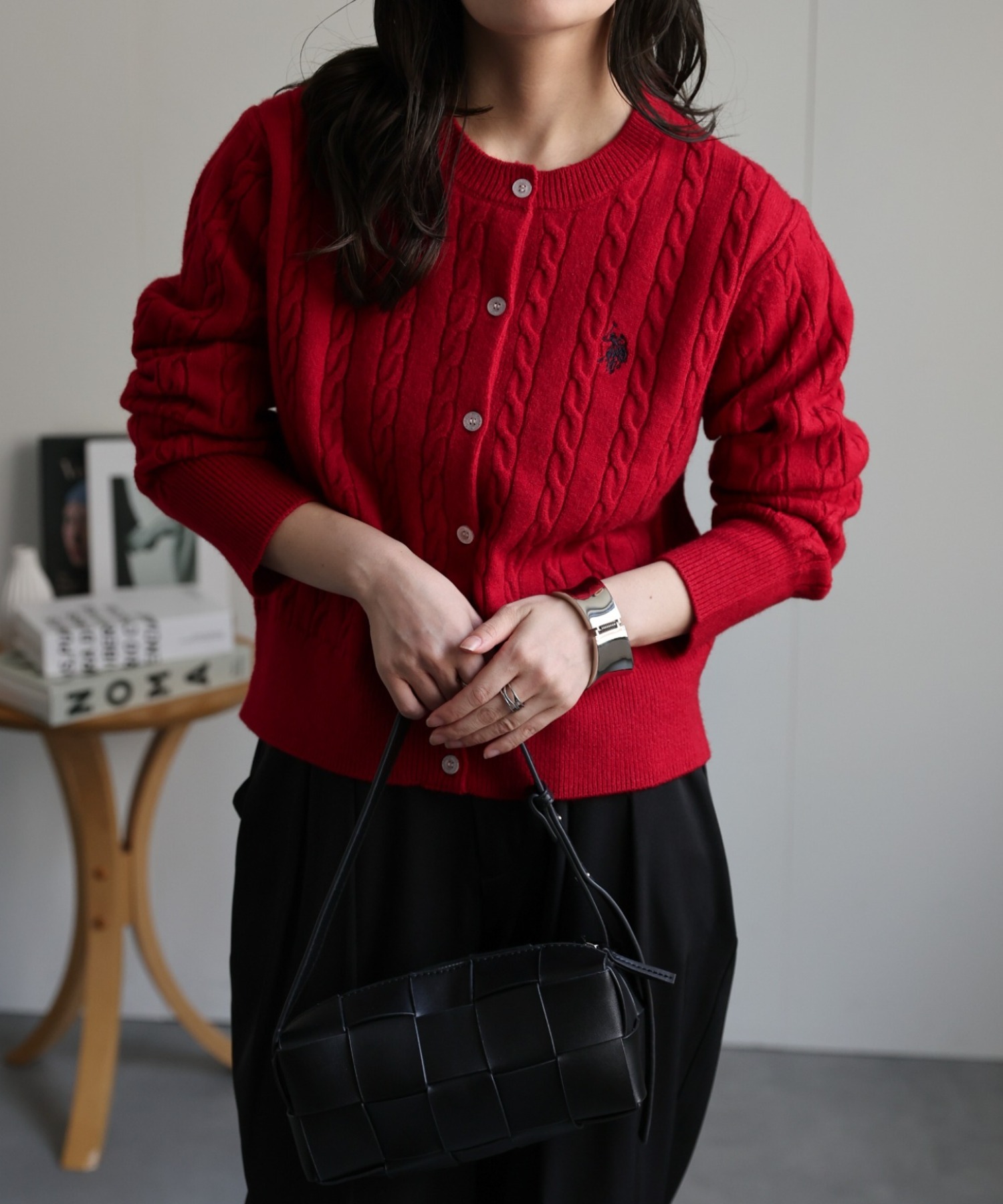 model：156cm 着用サイズ：L