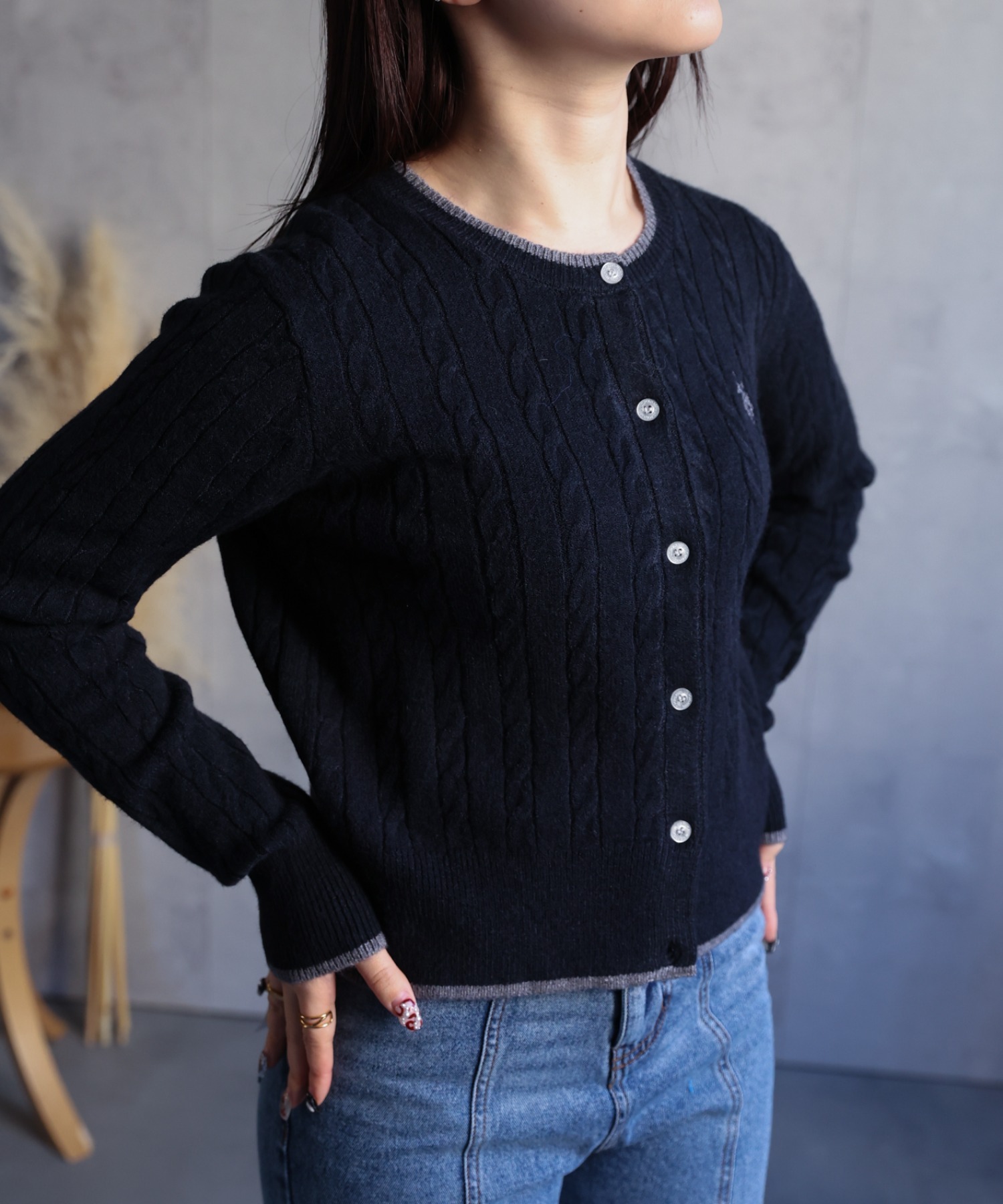 model:158cm 着用サイズ:M
