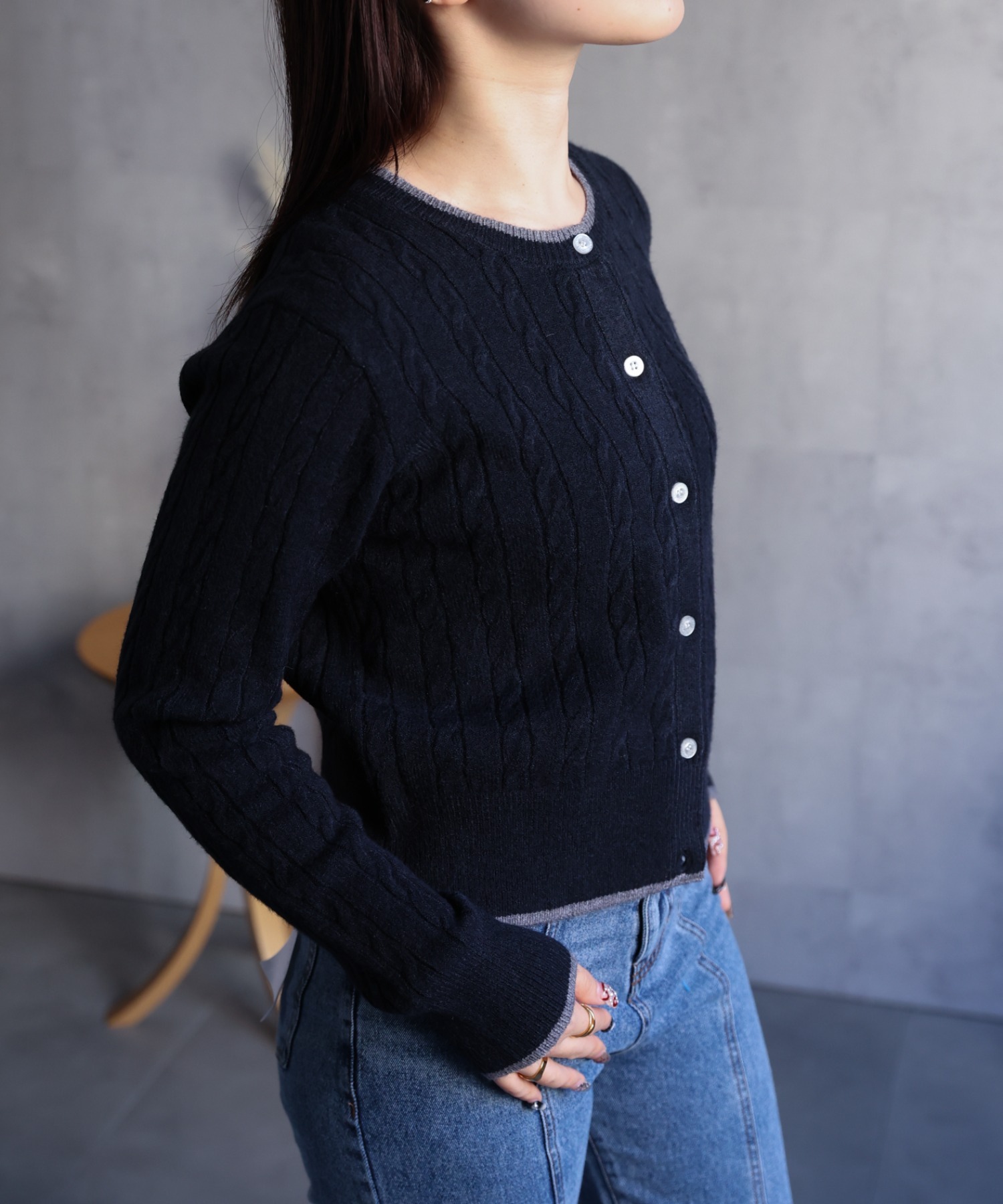 model:158cm 着用サイズ:M