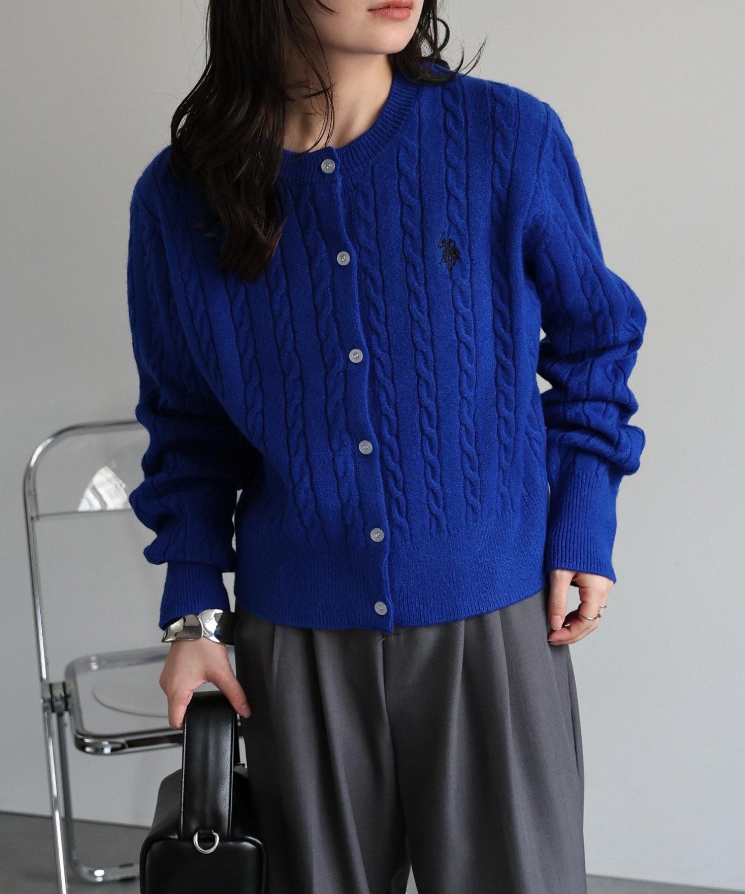 model：156cm 着用サイズ：L