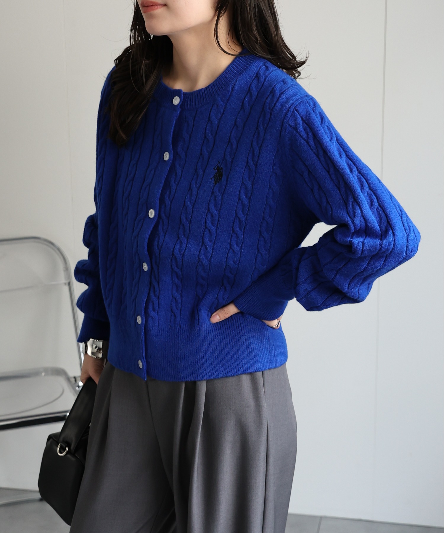 model：156cm 着用サイズ：L