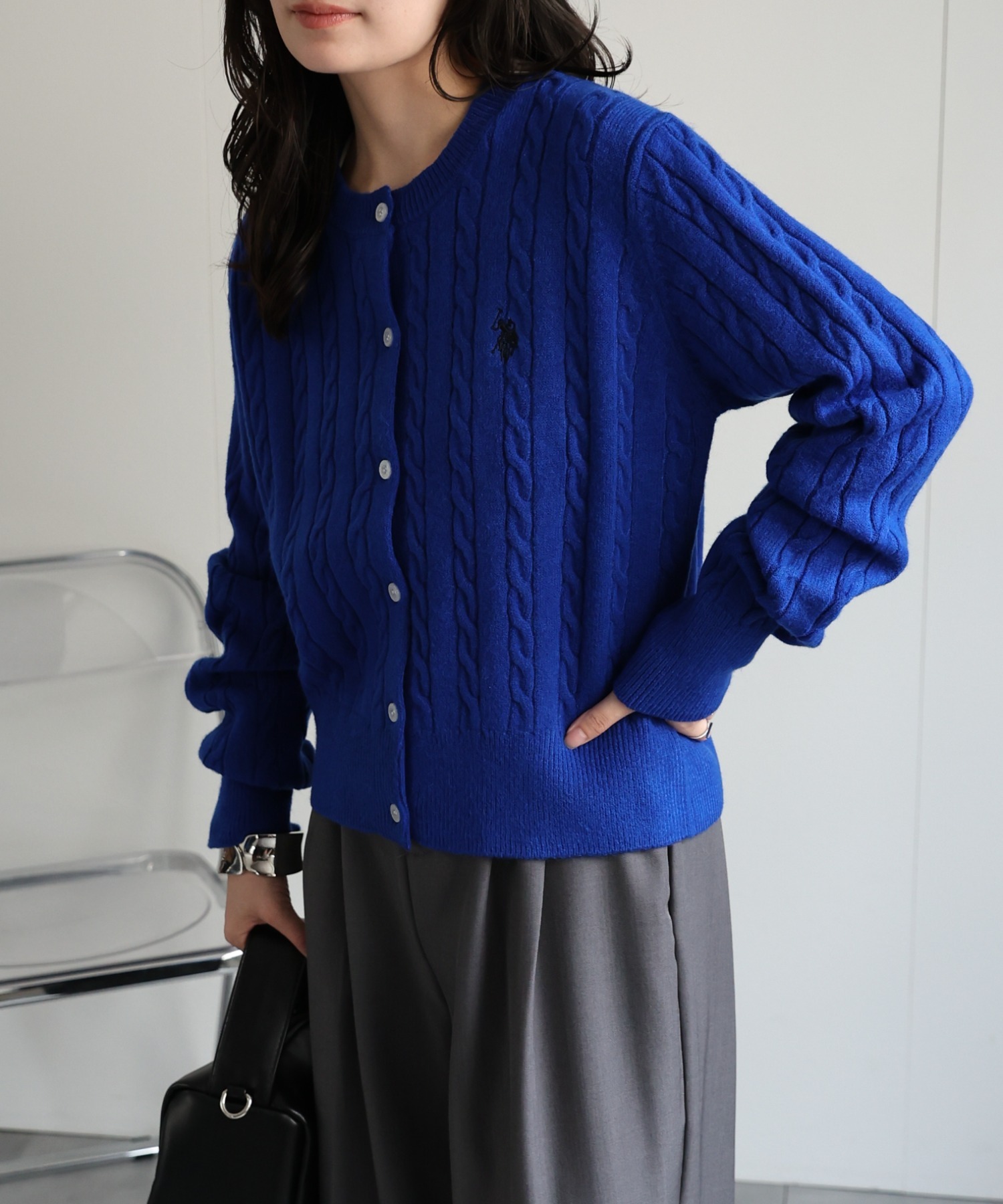 model：156cm 着用サイズ：L