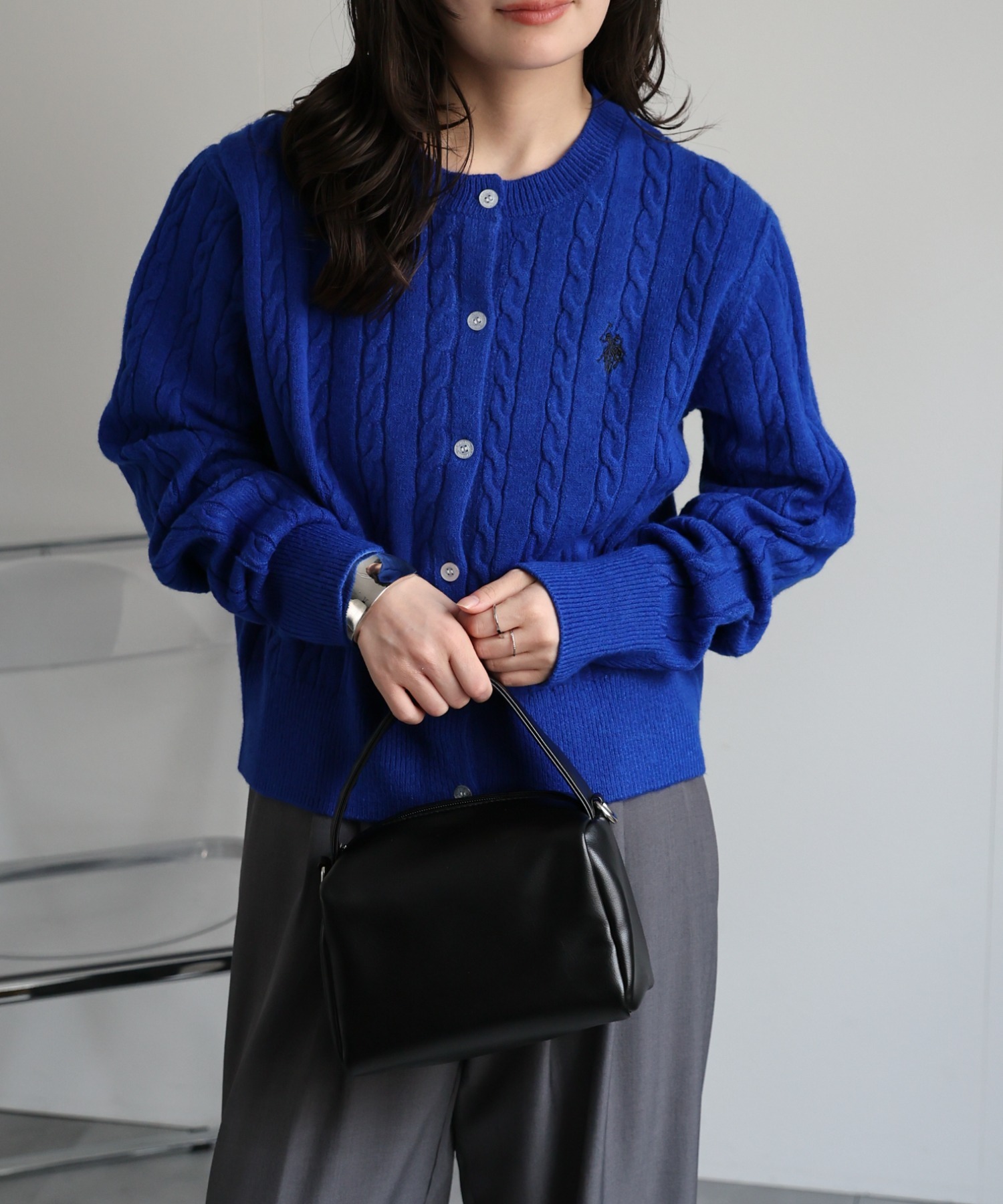model：156cm 着用サイズ：L