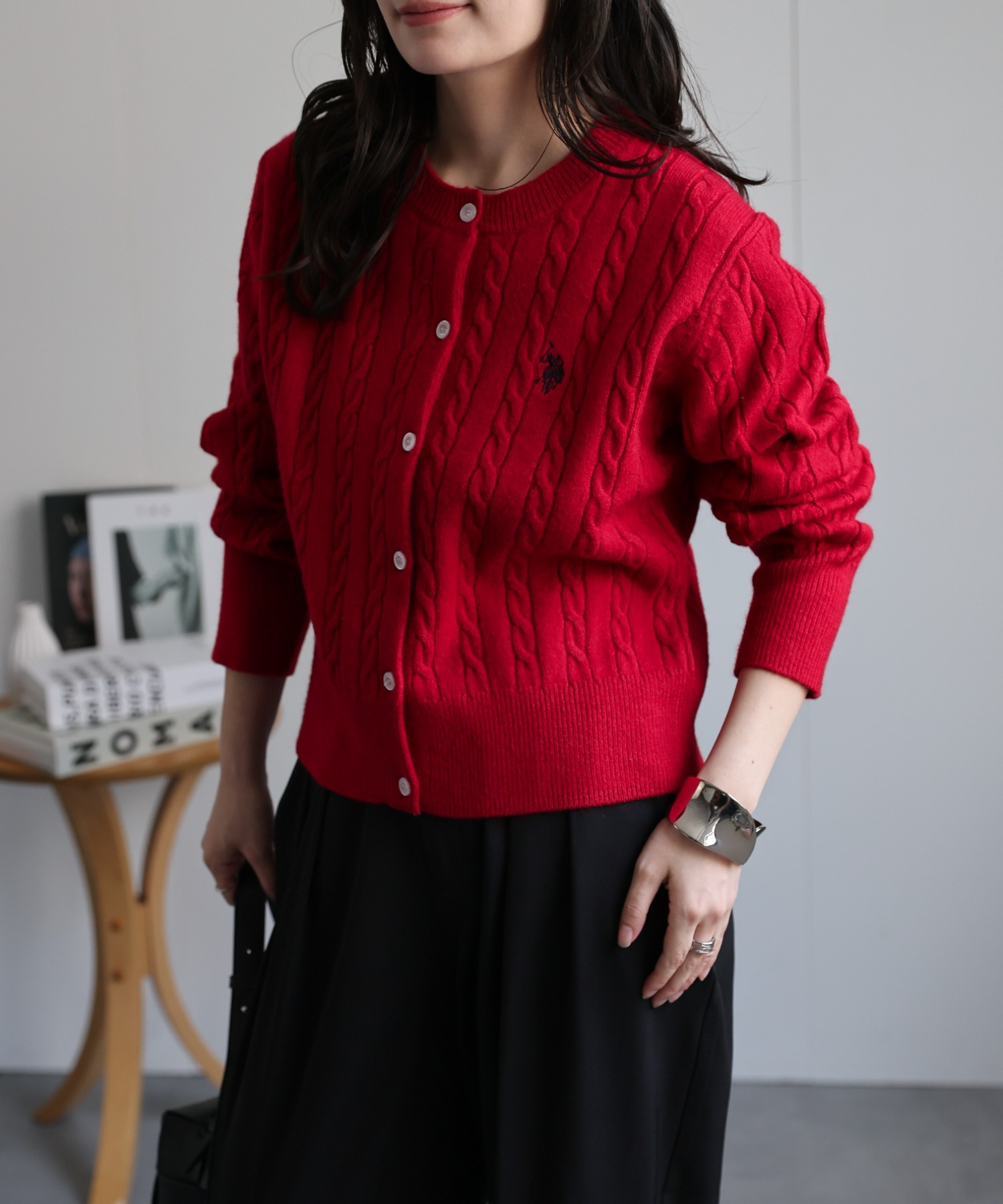 model：156cm 着用サイズ：L