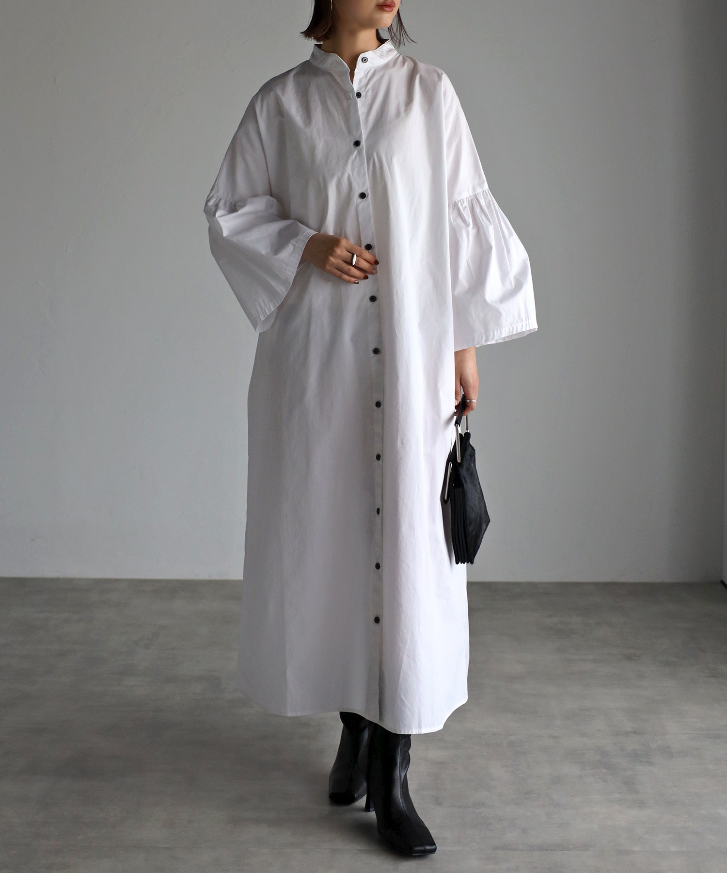 model：H158 着用サイズ：FREE