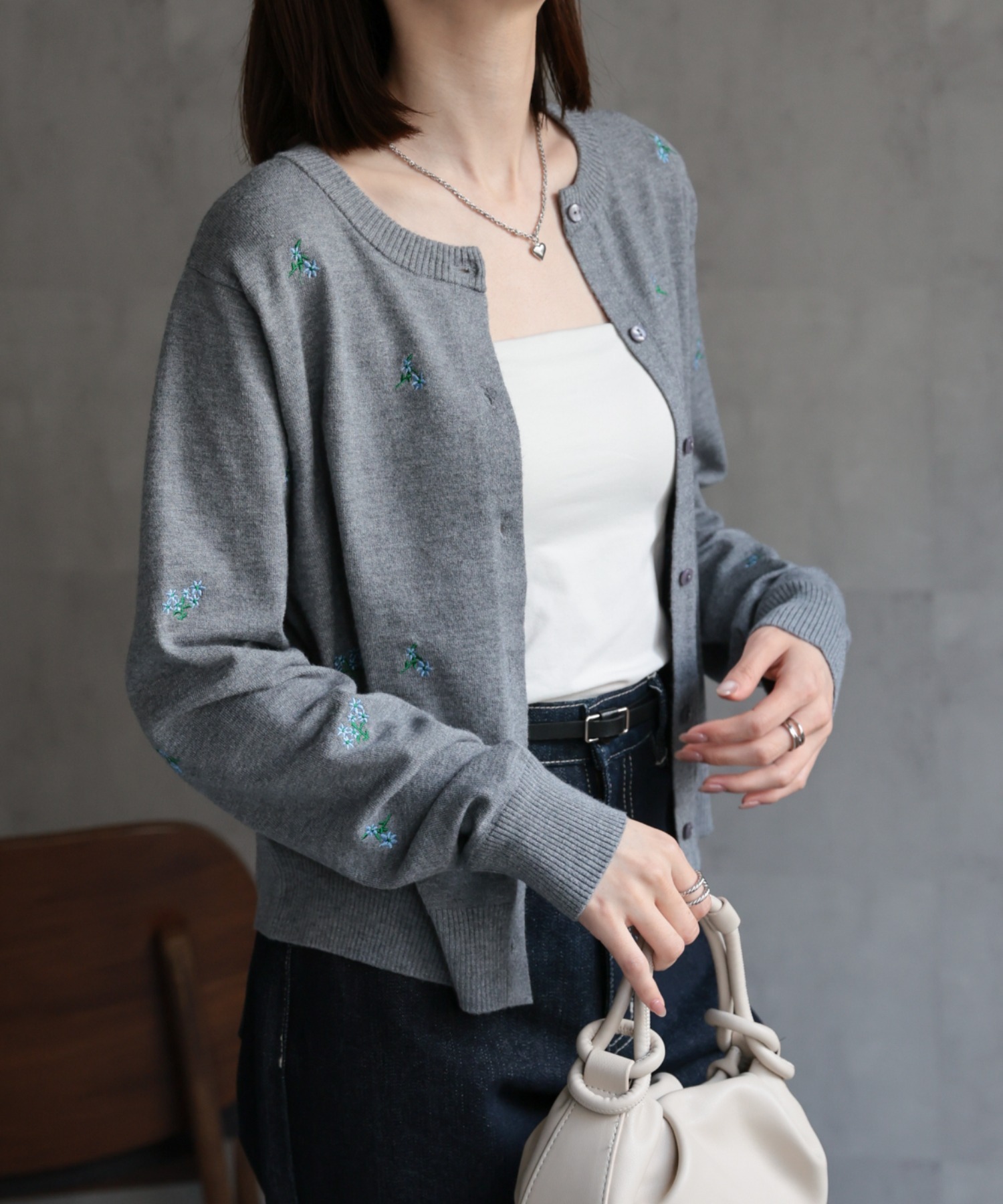model：162cm 着用サイズ：F