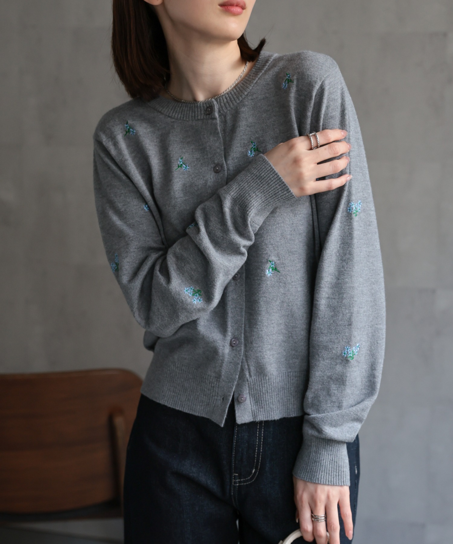 model：162cm 着用サイズ：F