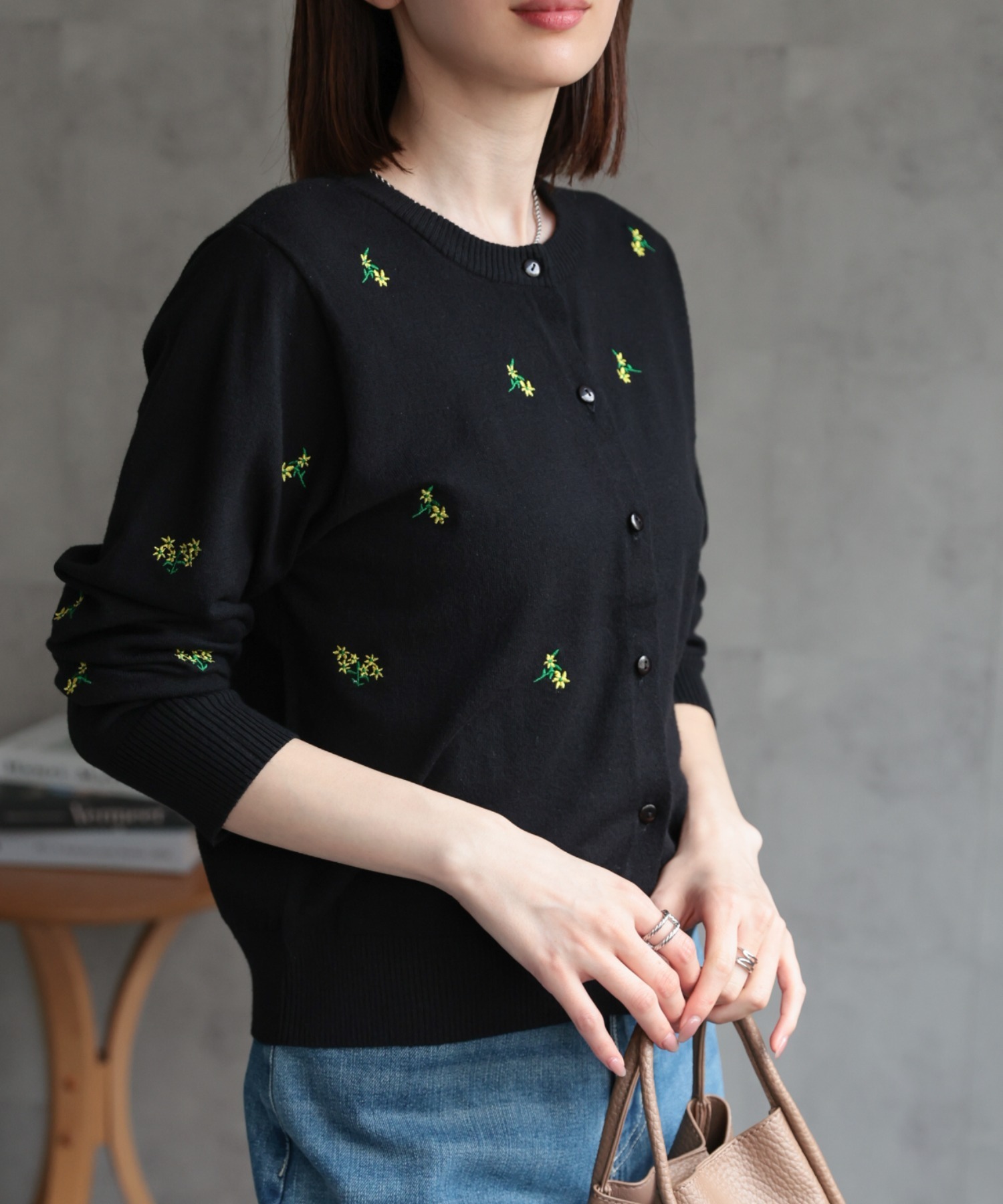 model：162cm 着用サイズ：F