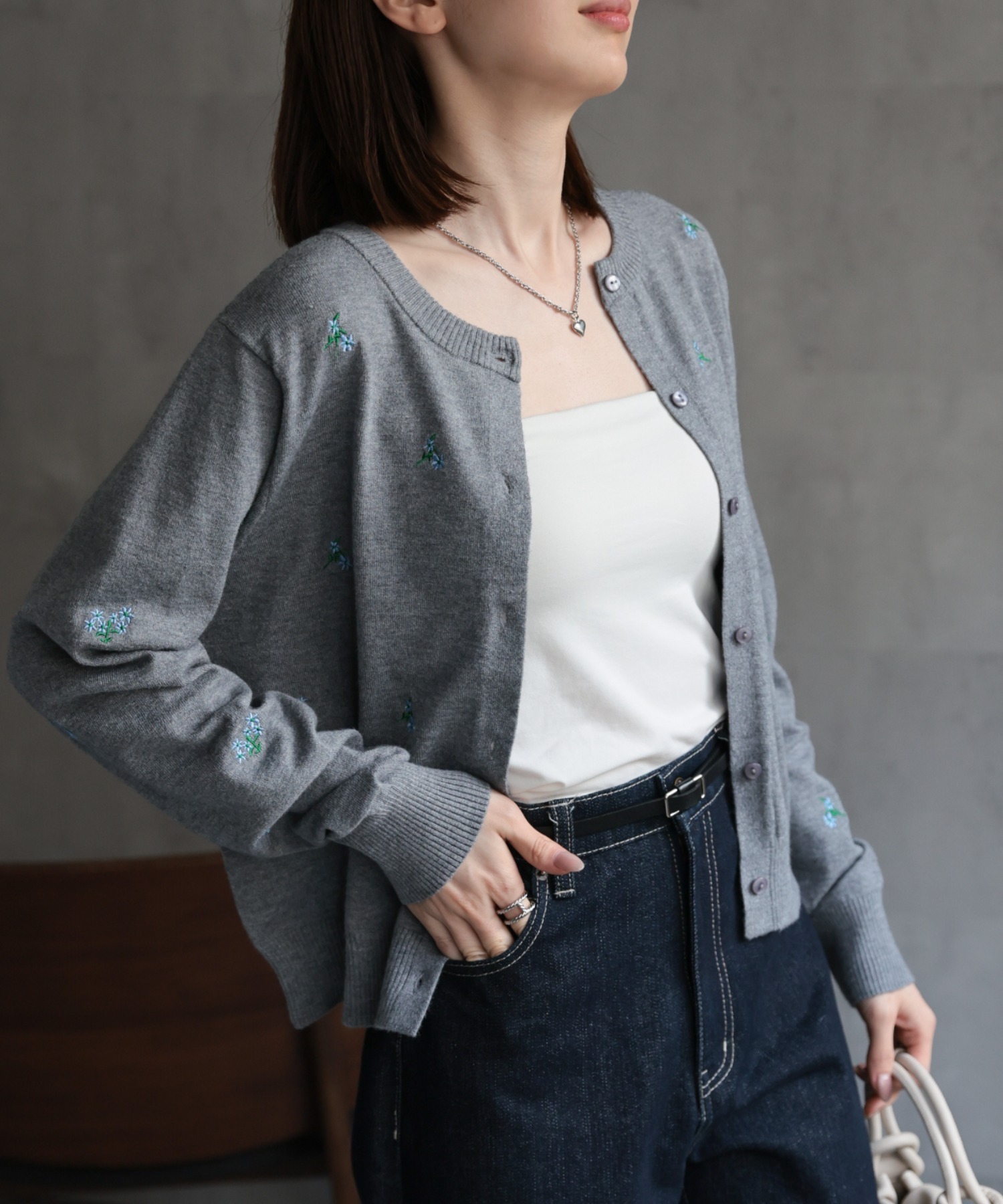 model：162cm 着用サイズ：F
