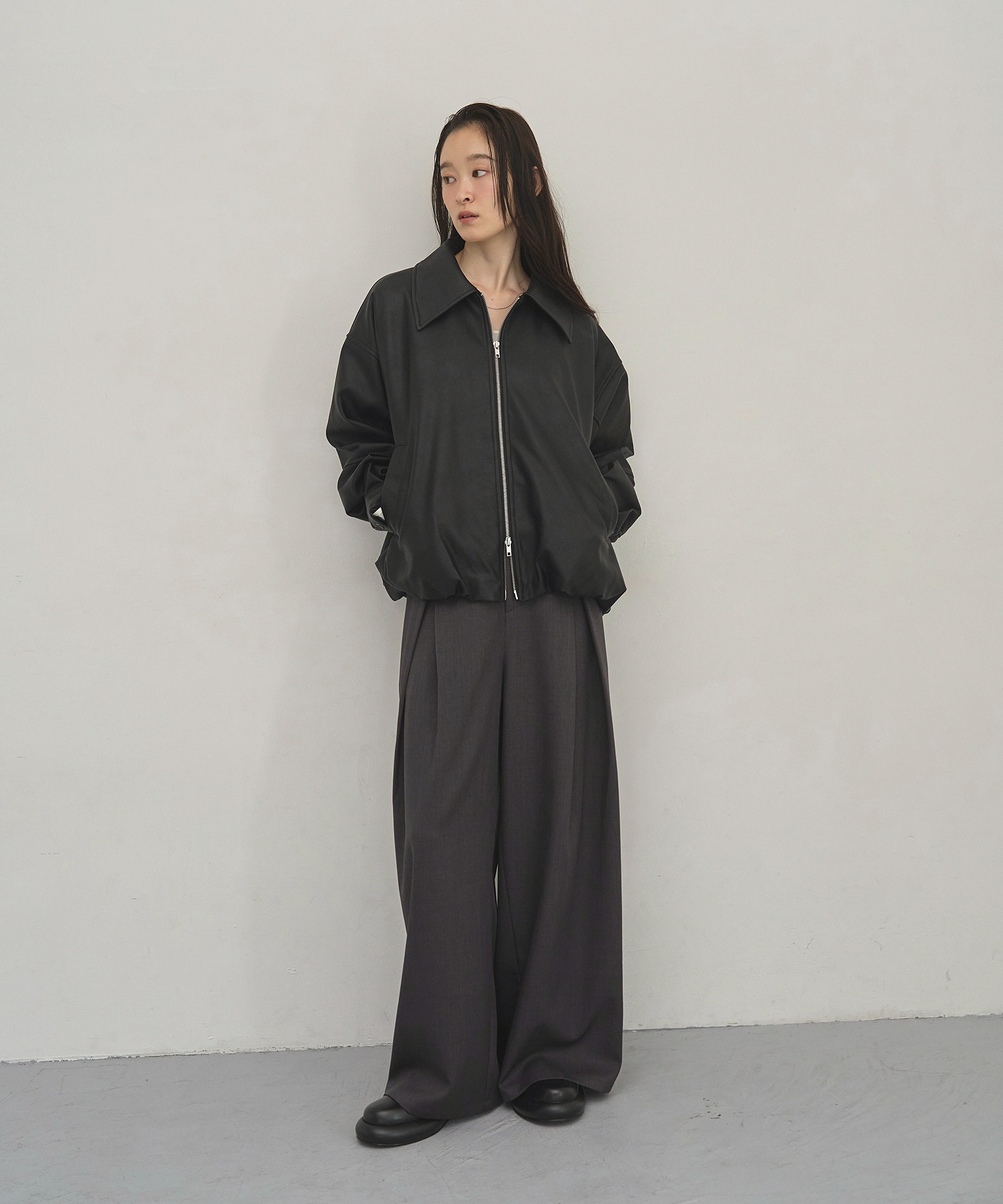 model：H163　着用サイズ：F