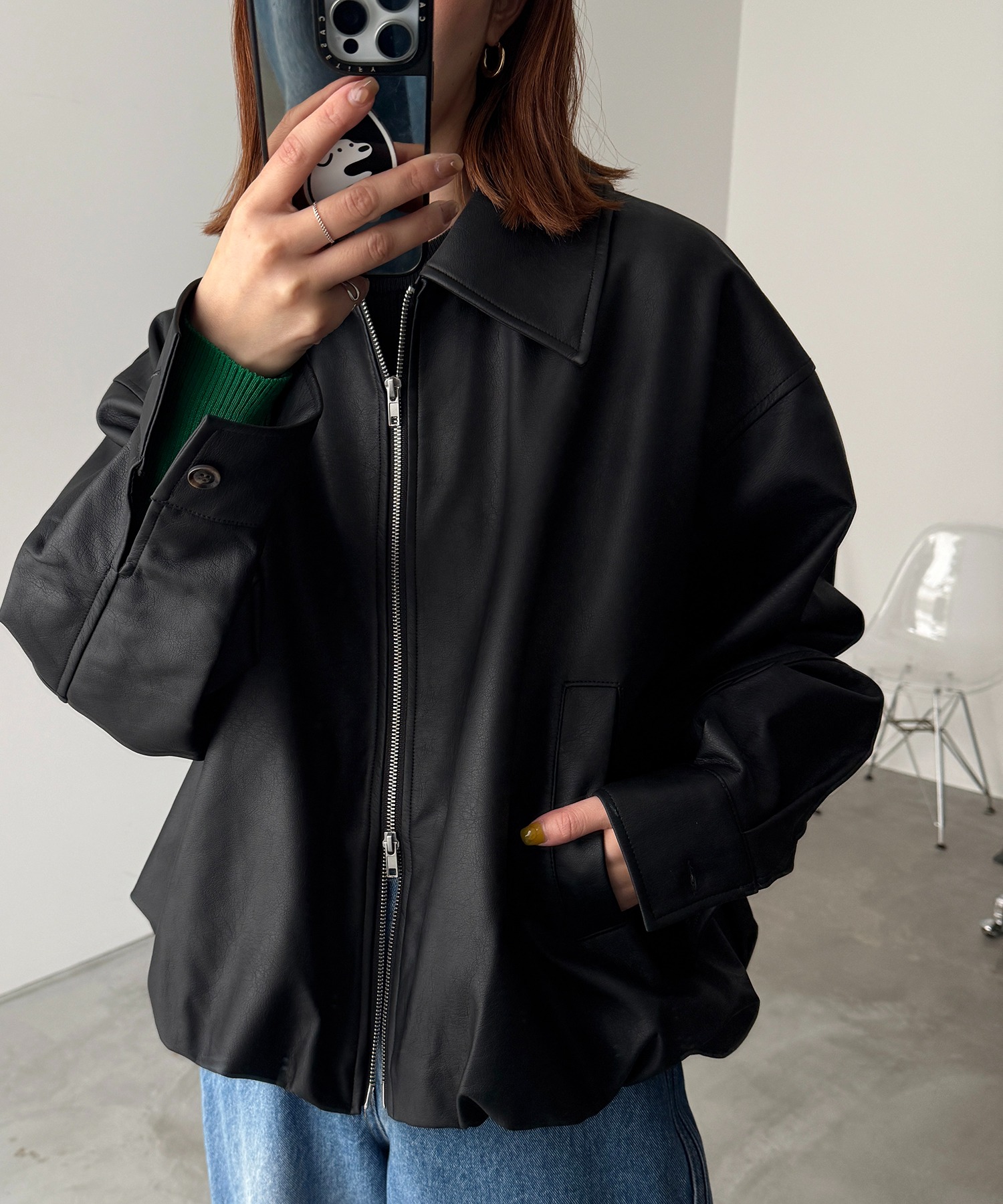 model：H166　着用サイズ：F