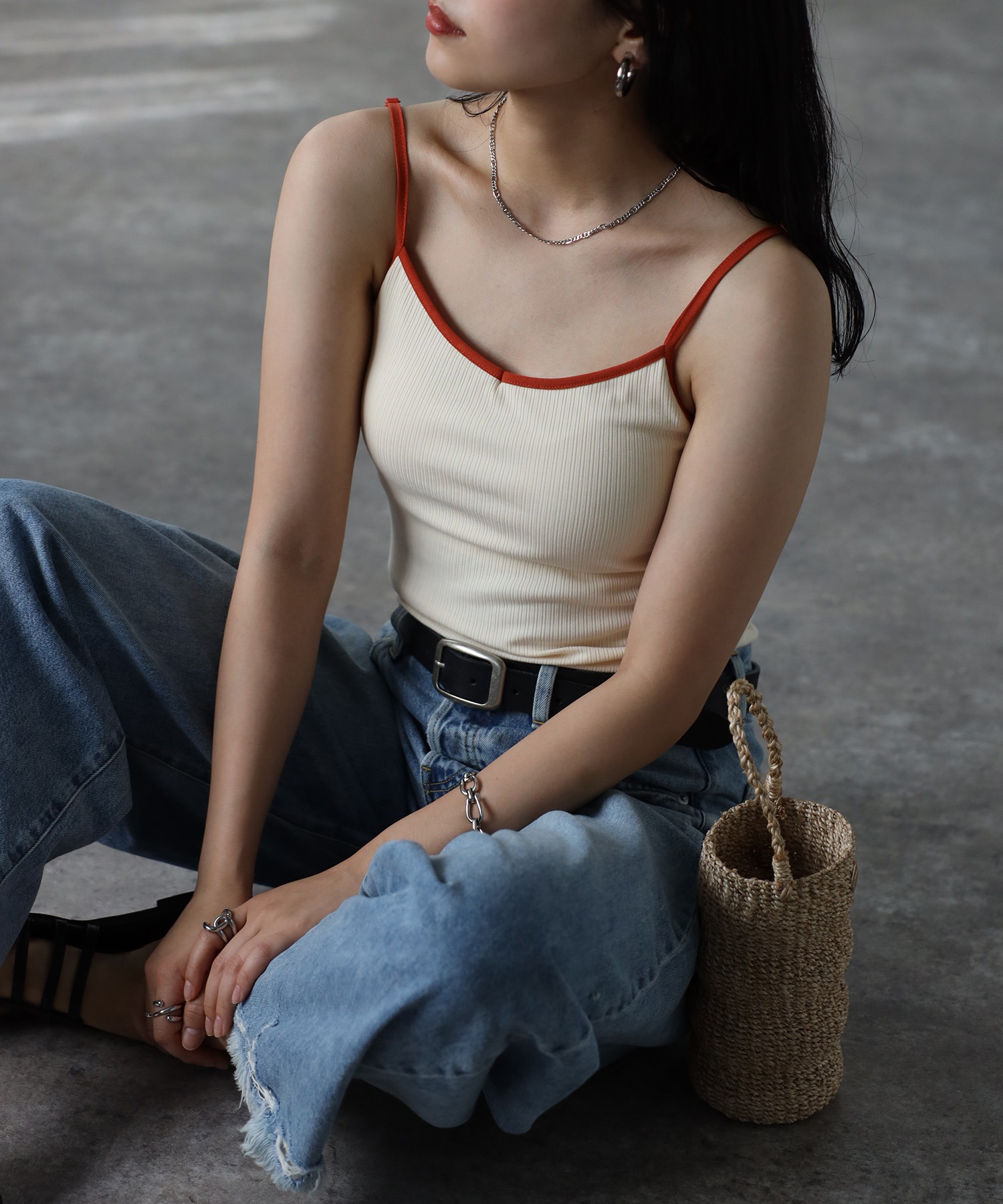 model：H162 着用サイズ：FREE