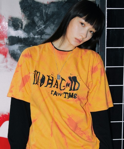 mahagrid/マハグリッド』 RAW TIME TIE DYE TEE/タイダイ Tシャツ 半袖