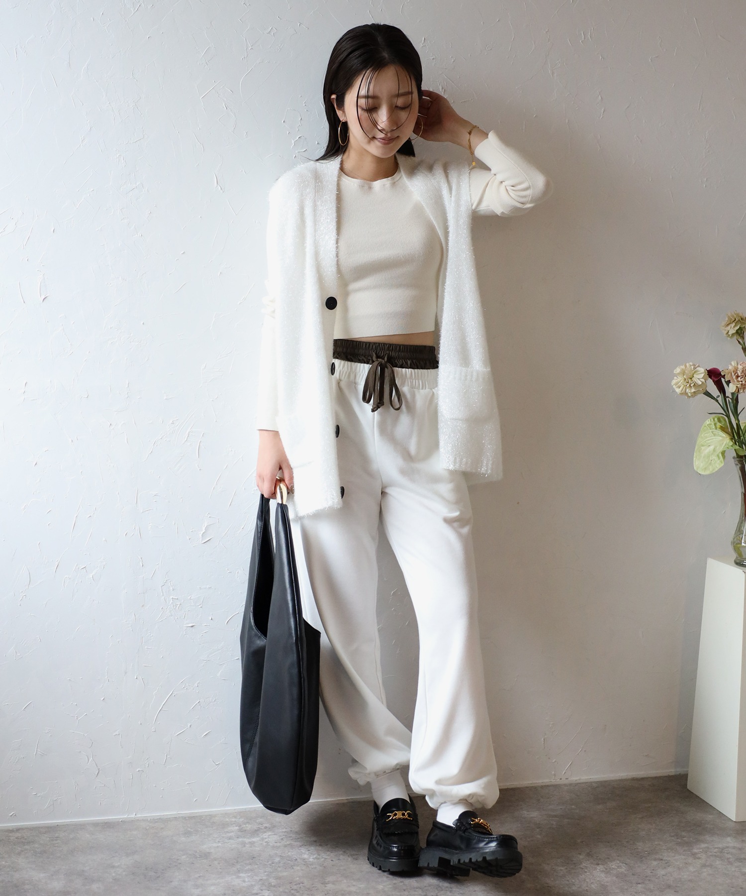 model：H160 着用サイズ：FREE