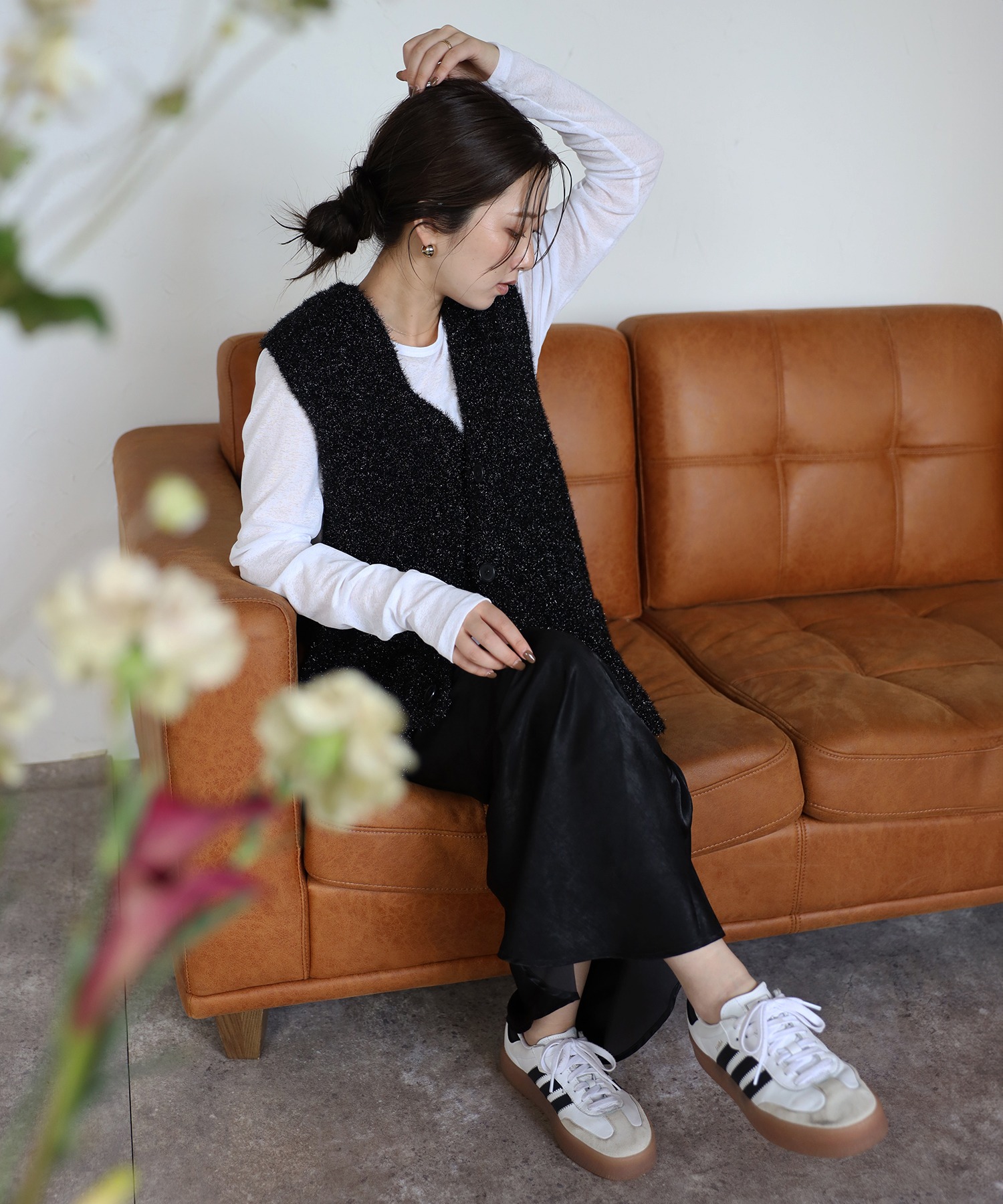 model：H160 着用サイズ：FREE