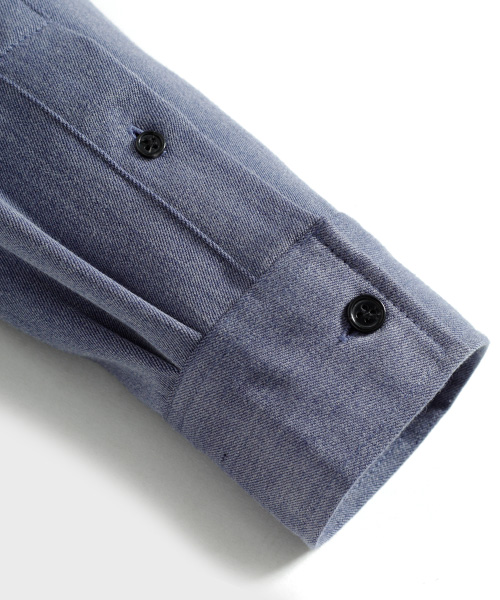 T/R ストレッチ バンドカラーシャツ(3/4 sleeve) MONO-MART