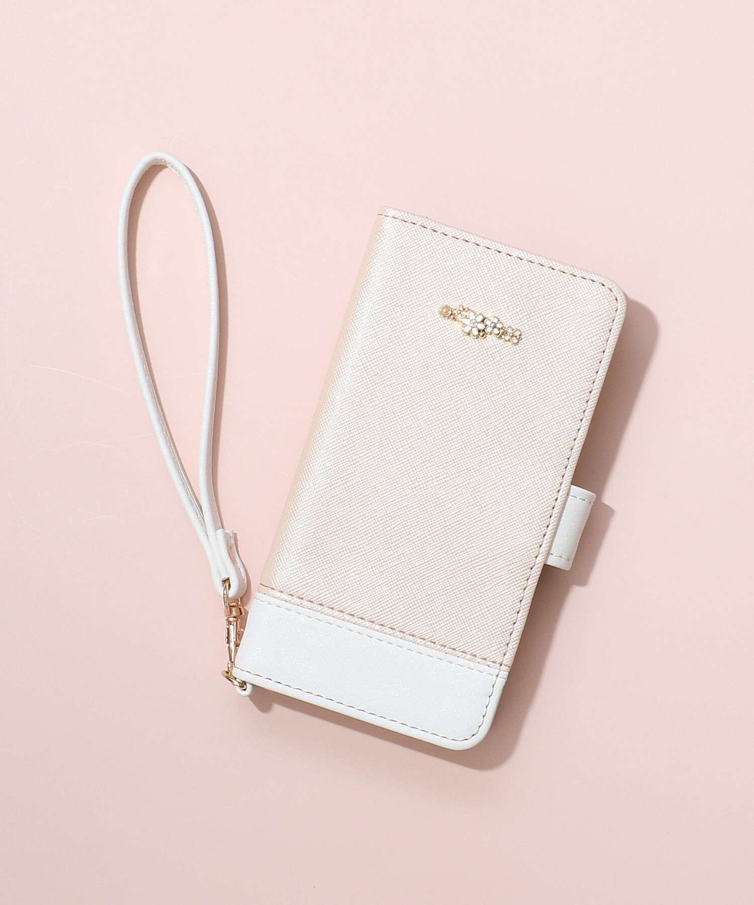 フラワーチャームブック型iphone8 7 Seケース Test Lessolidarites Be