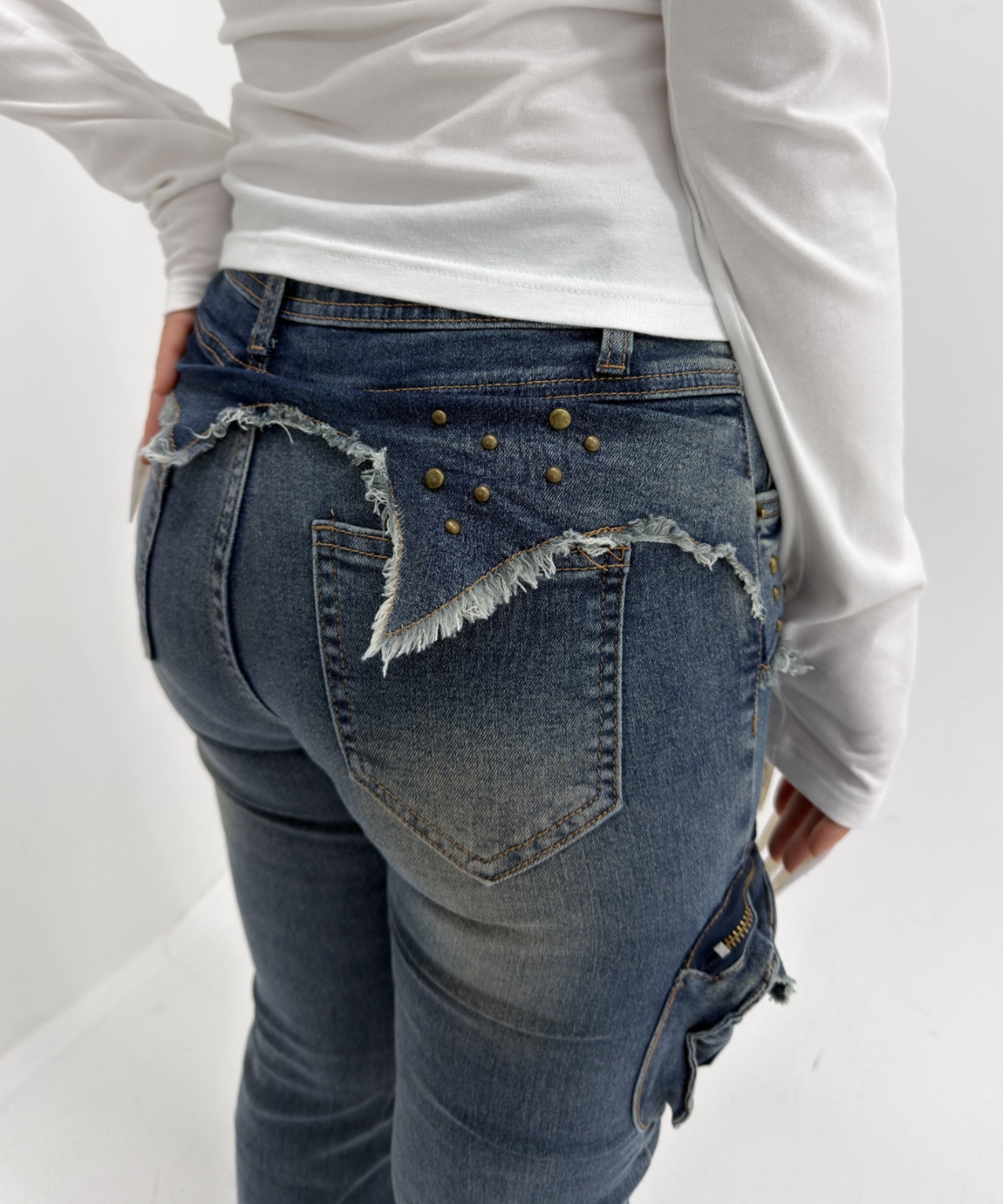 A'GEM/9 × .kom 『.KOM/ドットケーオーエム』 Grunge Cargo Pocket