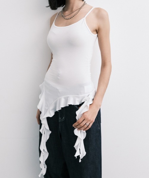 キャミソール A'GEM/9 × .kom 「MIDNIGHT MOVE/ミッドナイトムーブ」 3 WING TOP/3 ウイングトップス A'GEM/9 × .kom 『MIDNIGHT MOVE/ミッドナイトムーブ』 3 WING