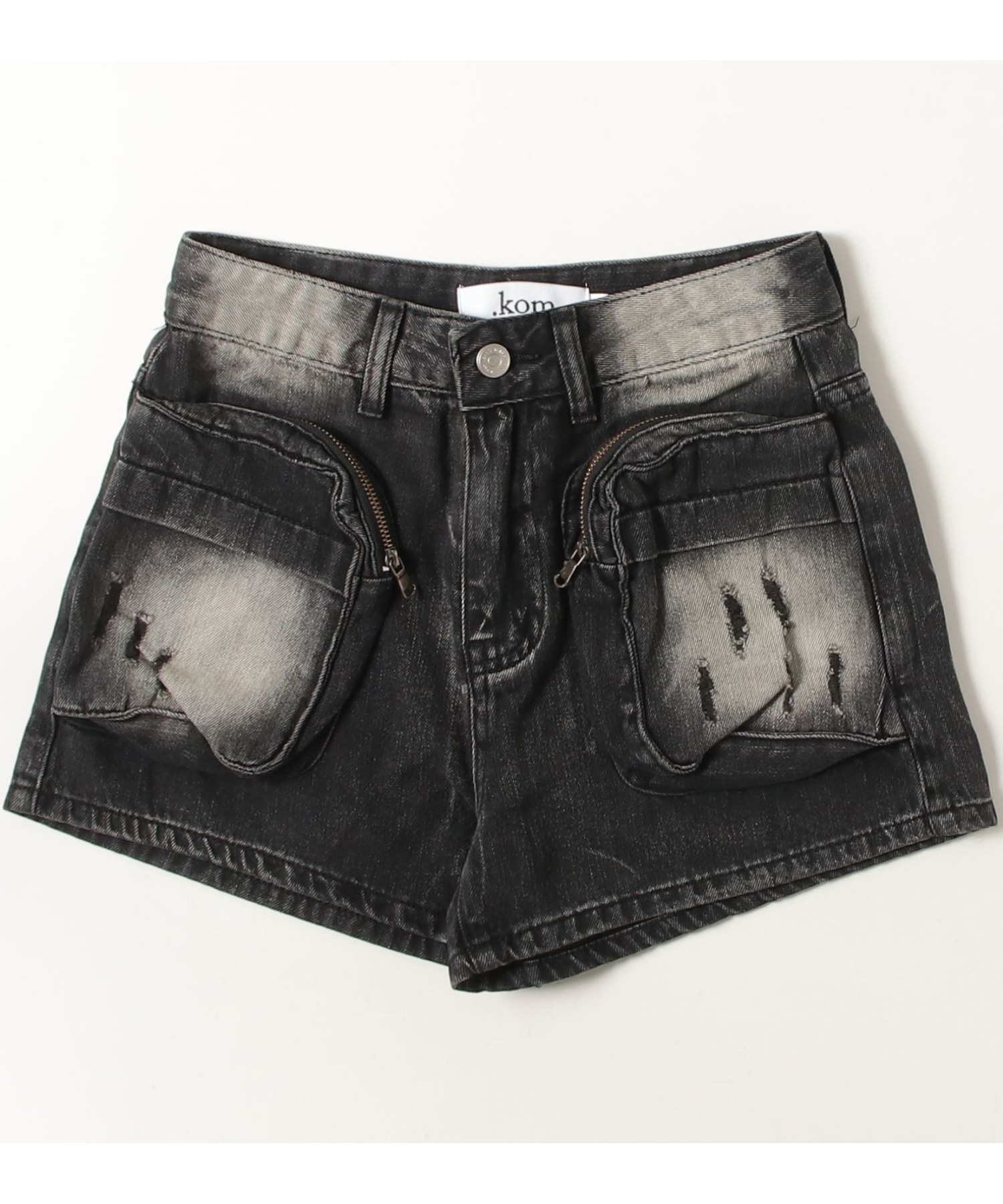A'GEM/9 × .kom 『.KOM/ドットケーオーエム』 Y2K Washed Big Pocket