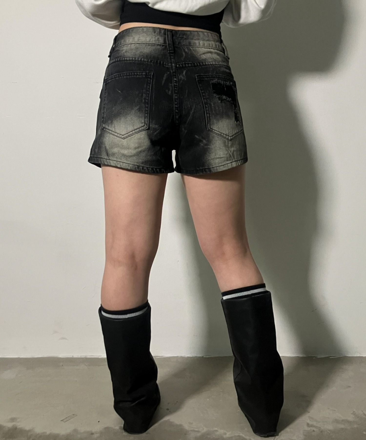 A'GEM/9 × .kom 『.KOM/ドットケーオーエム』 Y2K Washed Big Pocket