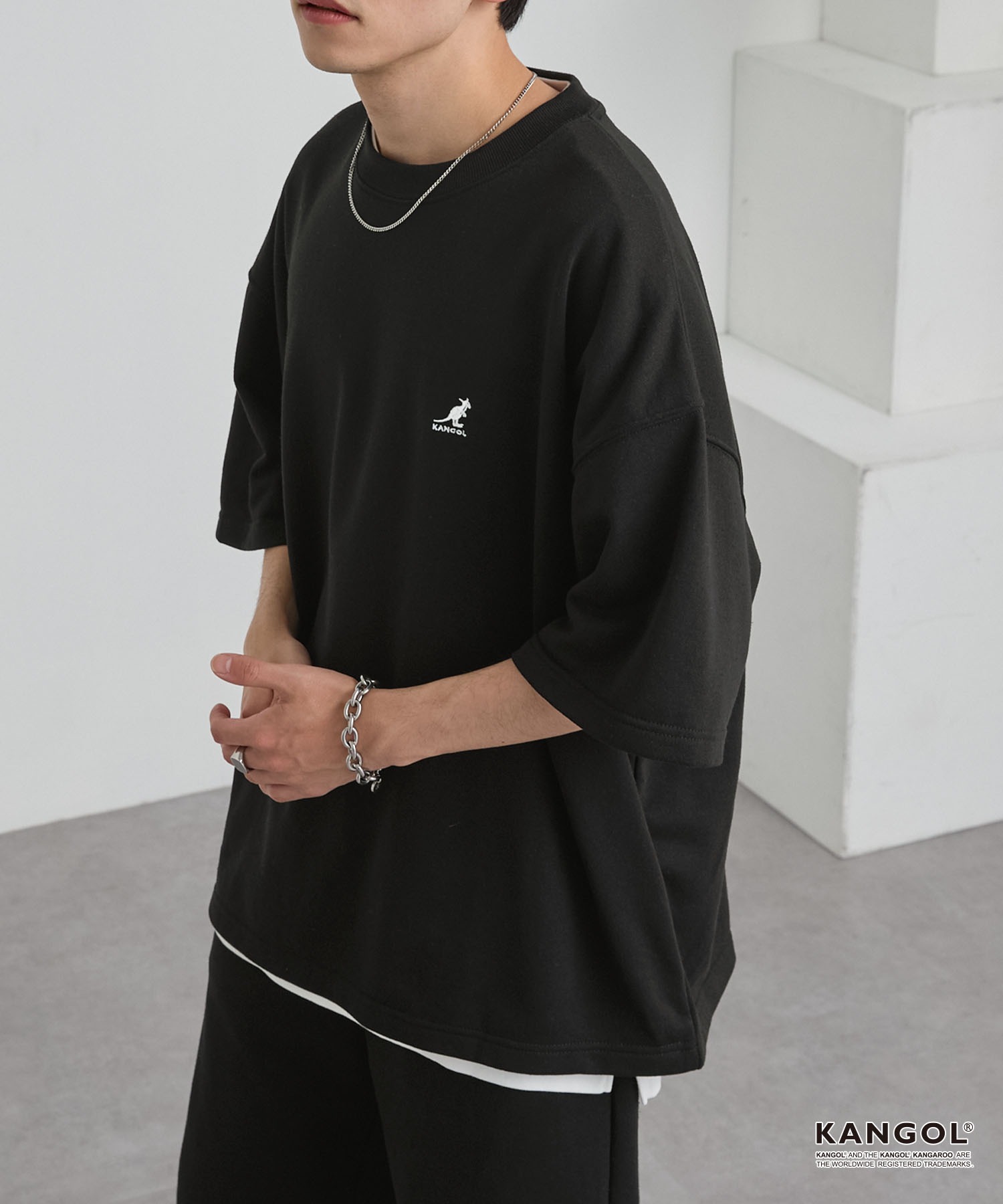 KANGOL/カンゴール 別注 セットアップ ロゴワンポイント刺繍
