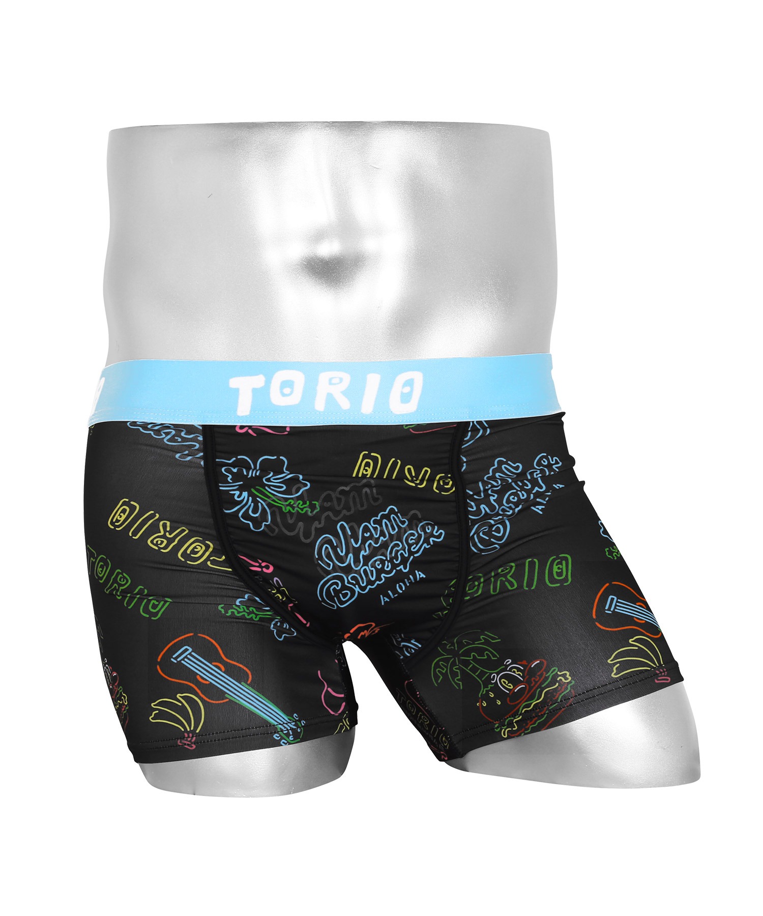 Torio トリオ ボクサーパンツ メンズ アンダーウェア 下着 蛍光 可愛い 派手 イラスト ネオン管 Himachaldastak Com