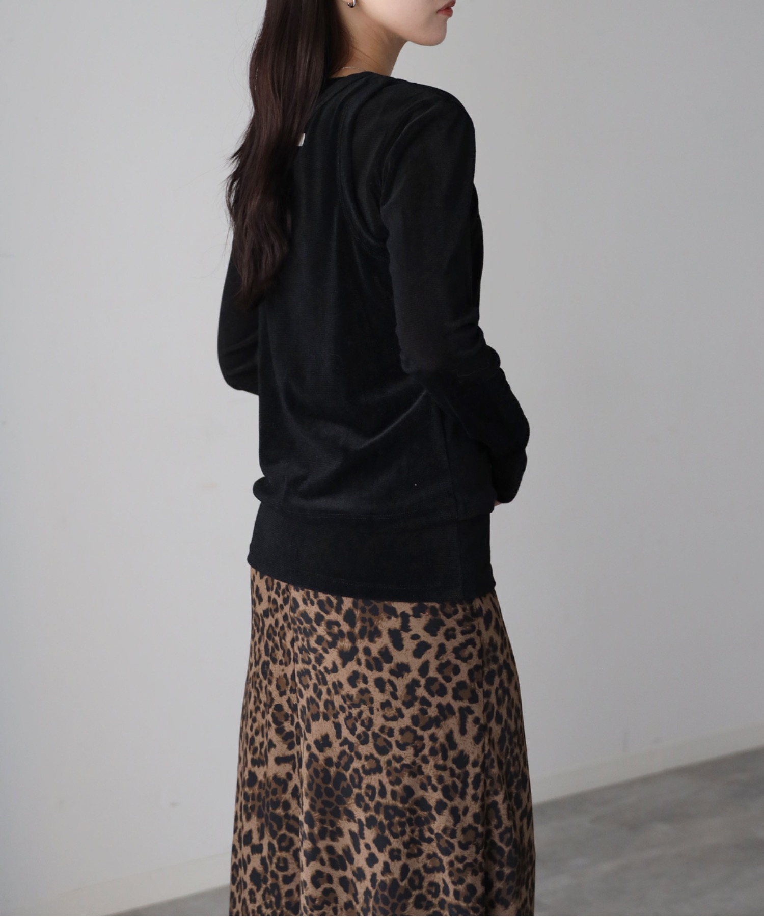 model：164cm. 着用サイズ：FREE
