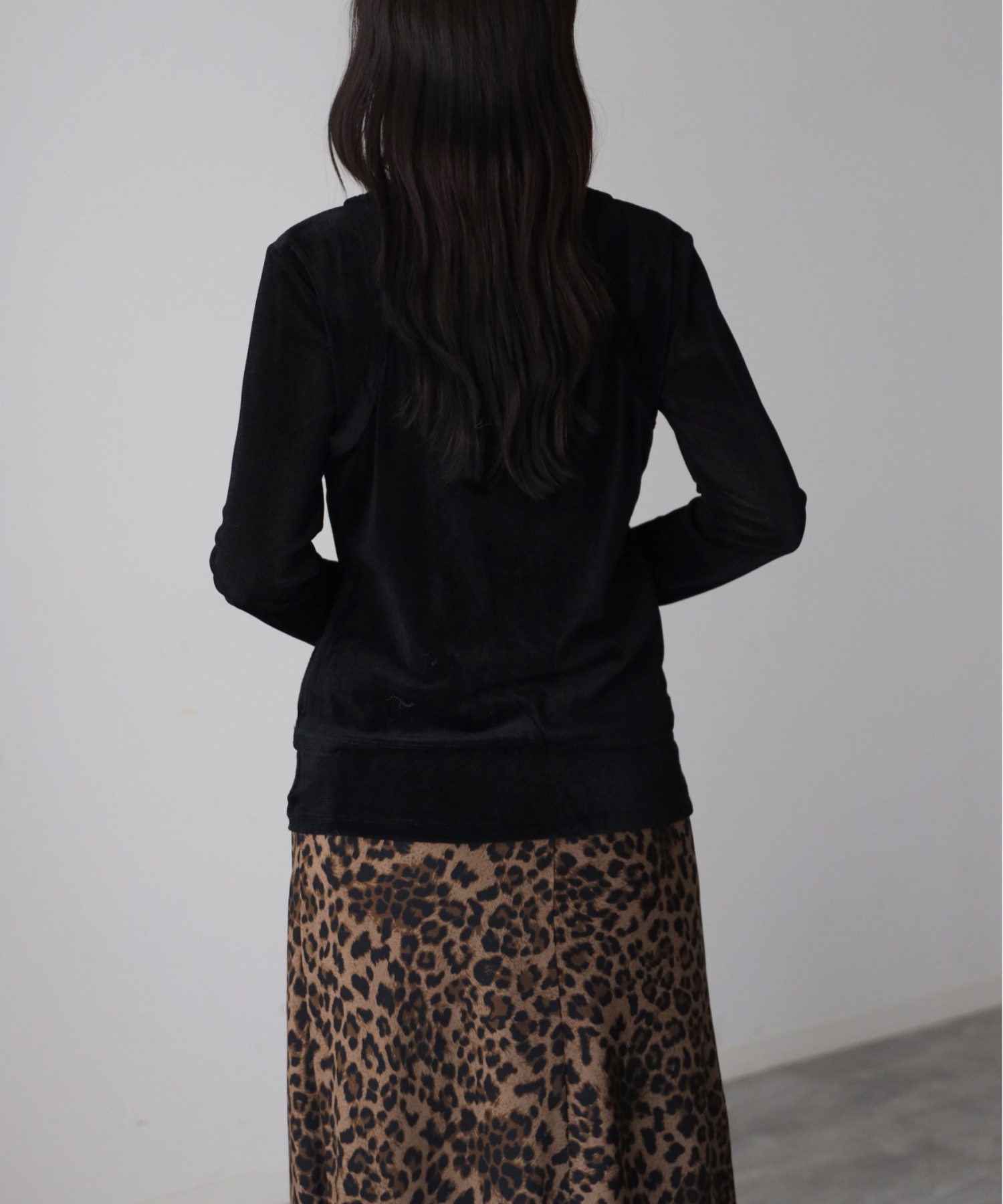 model：164cm. 着用サイズ：FREE