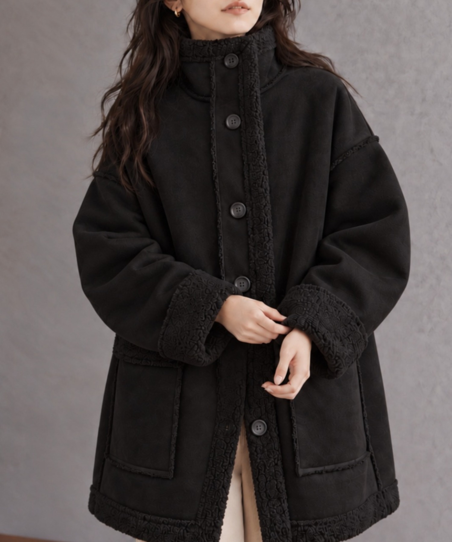model：158cm 着用サイズ：FREE