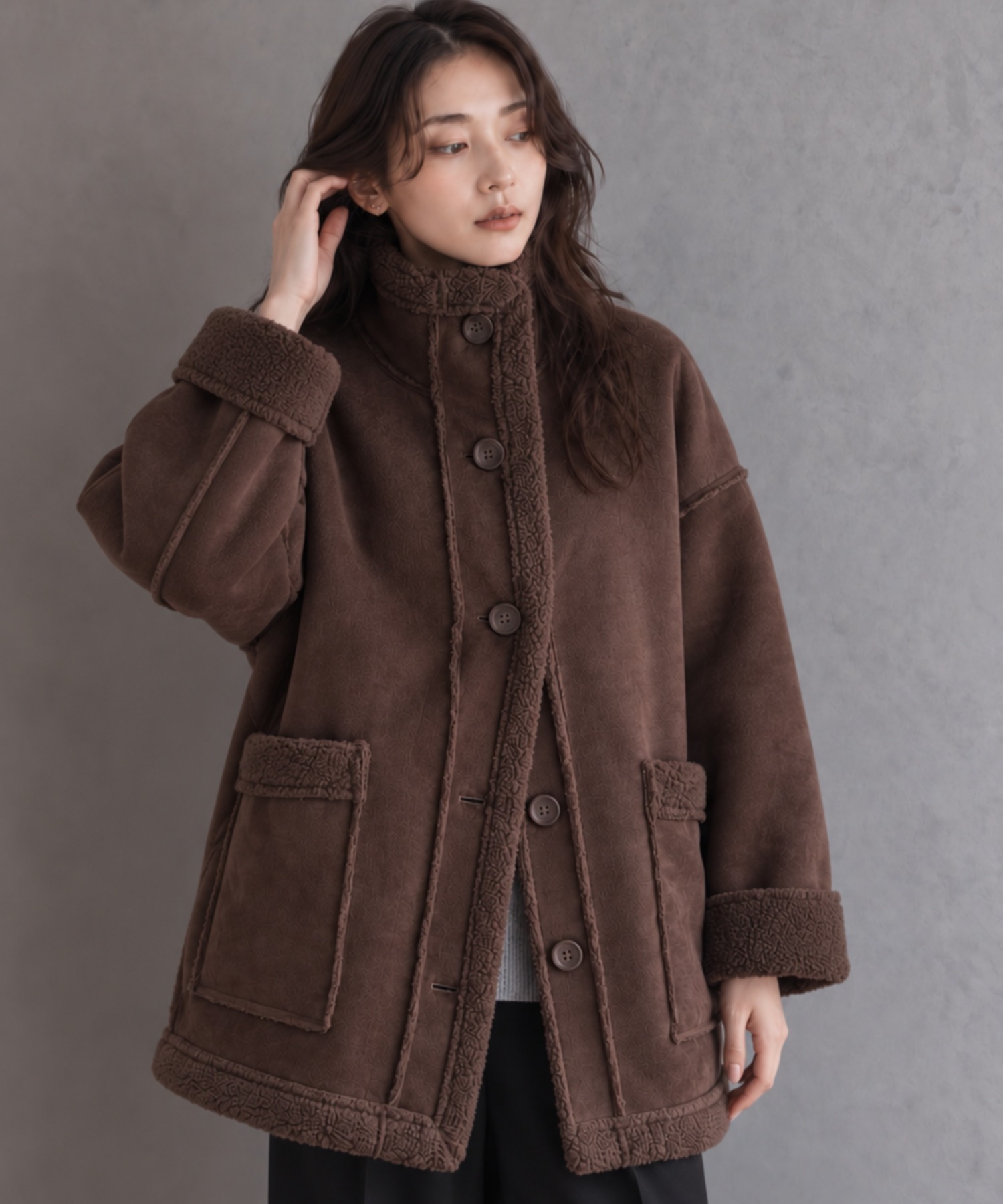 model：158cm 着用サイズ：FREE