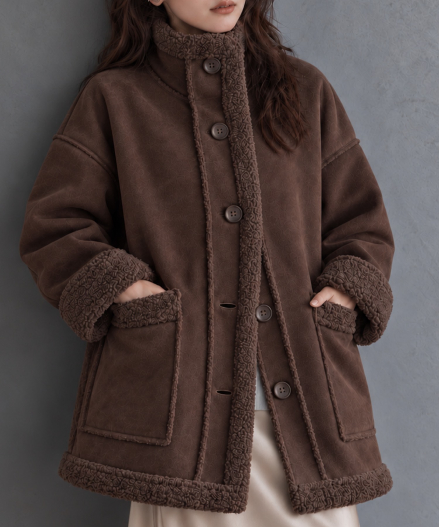 model：158cm 着用サイズ：FREE