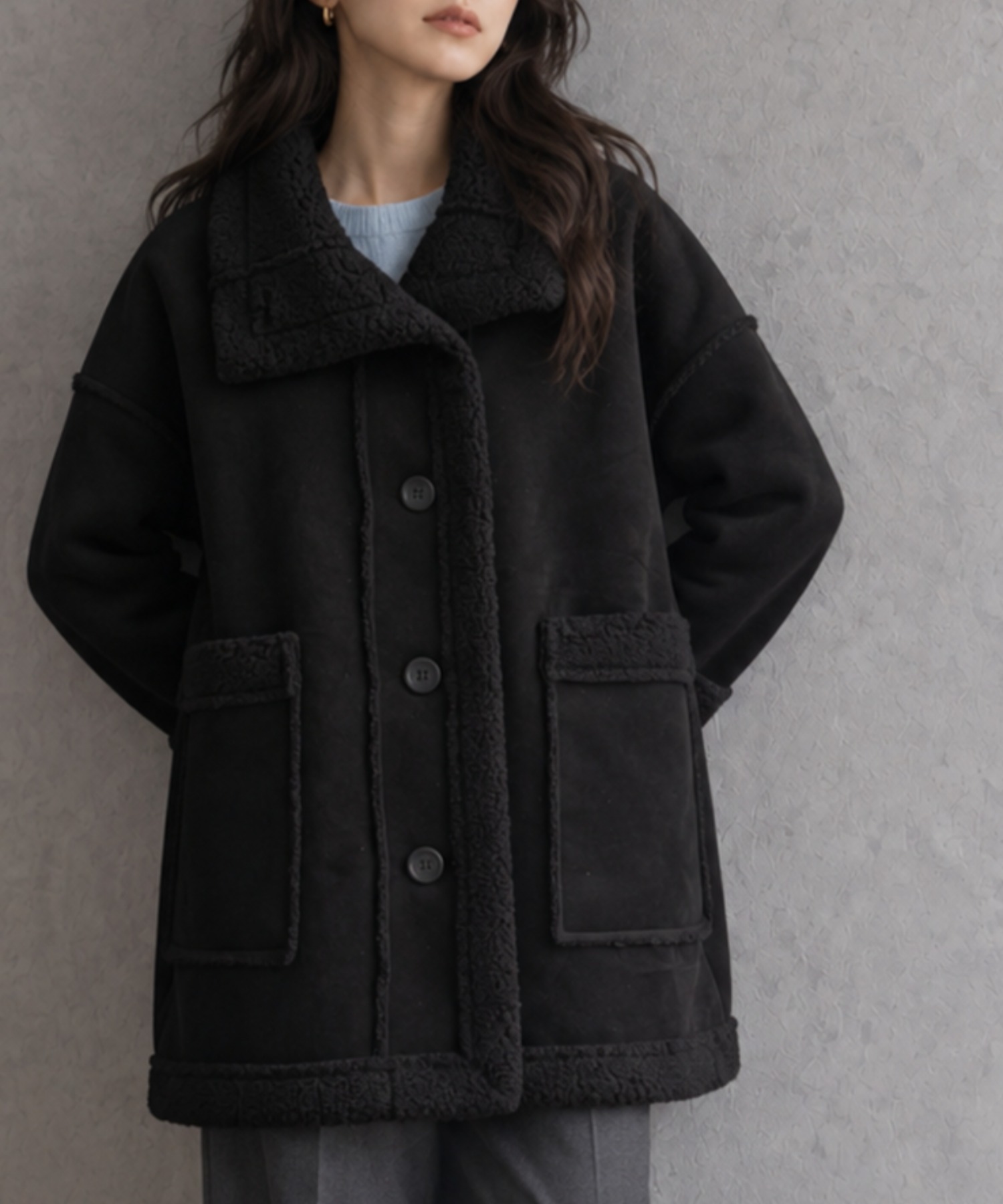 model：158cm 着用サイズ：FREE