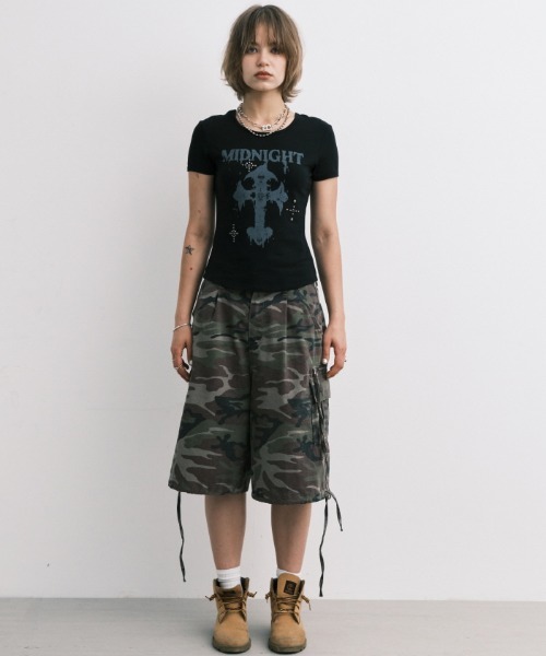A'GEM/9 × .kom 『MIDNIGHT MOVE/ミッドナイトムーブ』 CROSS T-SHIRT